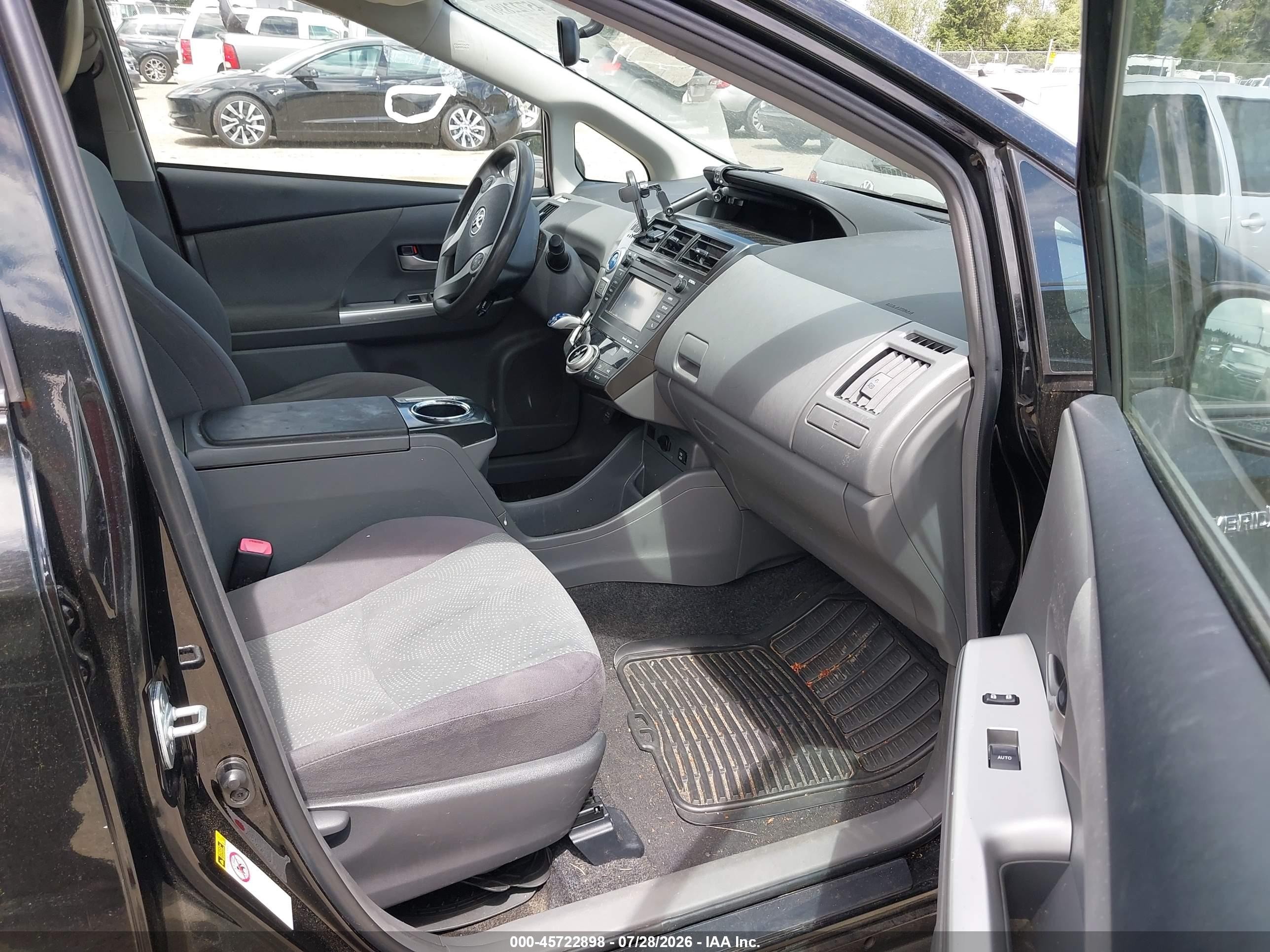 2012 Toyota Prius V Three Black vin: JTDZN3EU8C3021901