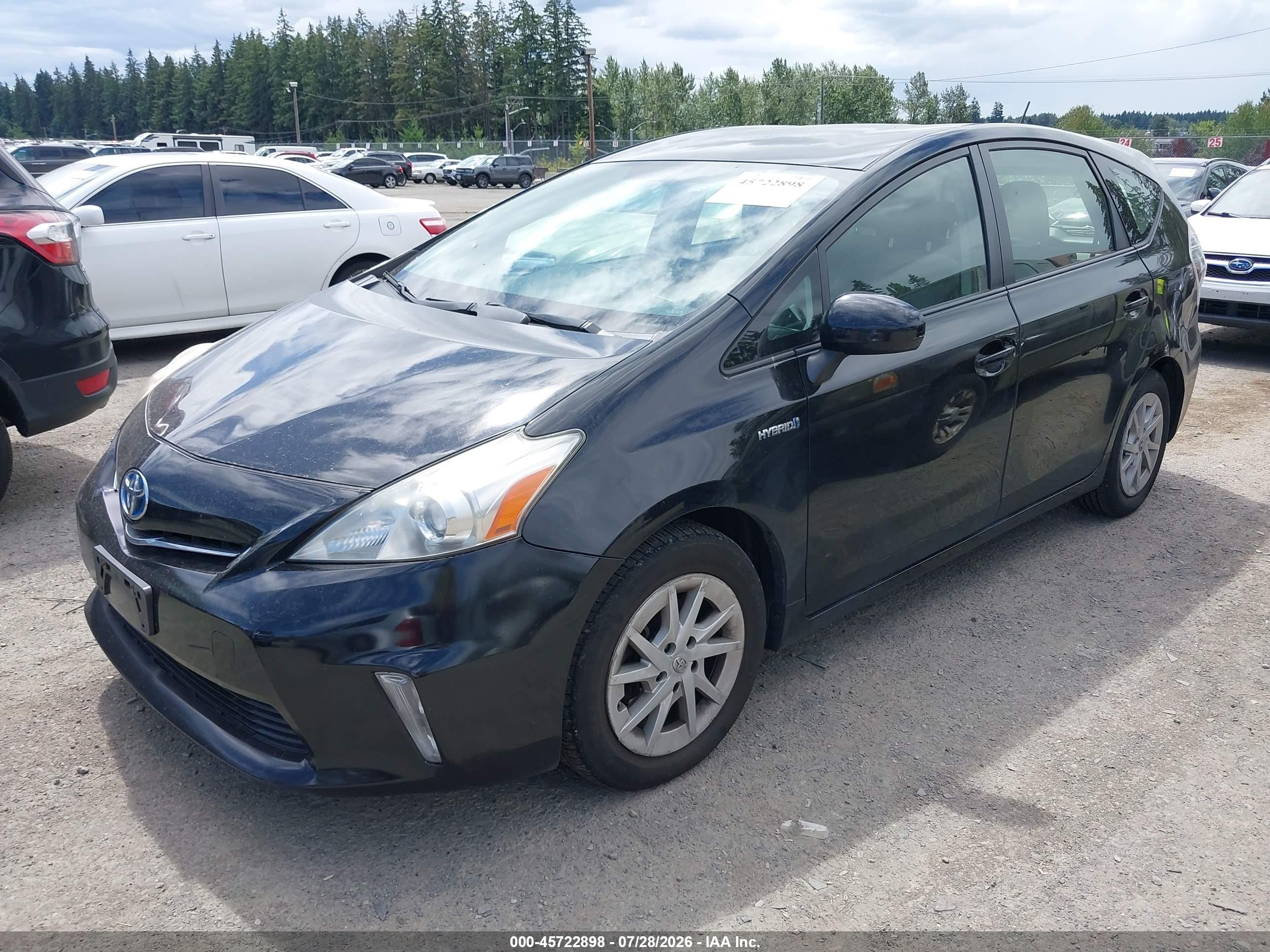 2012 Toyota Prius V Three Black vin: JTDZN3EU8C3021901
