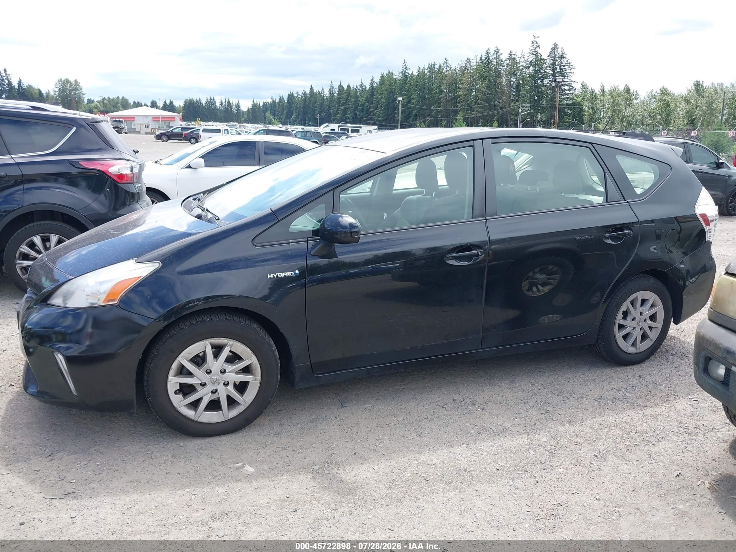 2012 Toyota Prius V Three Black vin: JTDZN3EU8C3021901