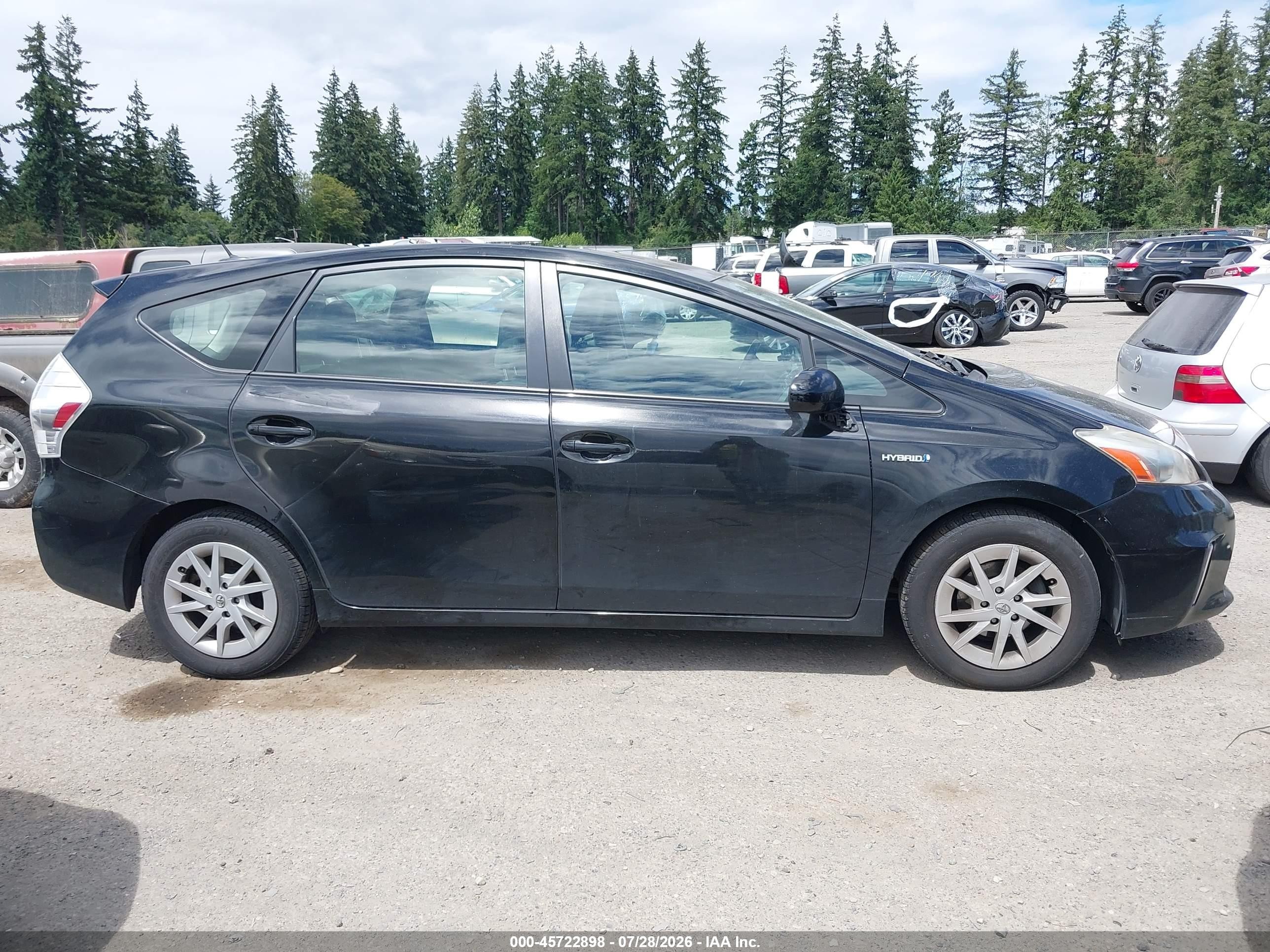 2012 Toyota Prius V Three Black vin: JTDZN3EU8C3021901