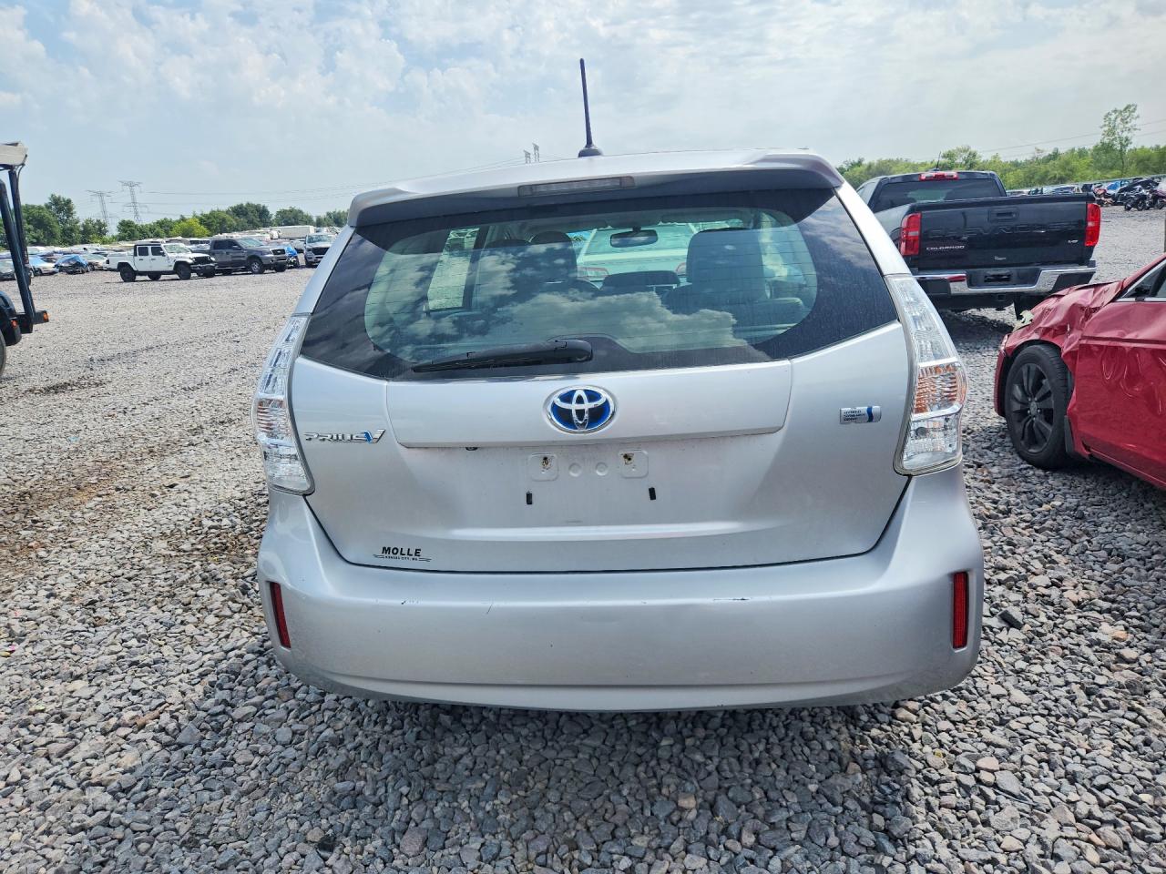2012 Toyota Prius V Five Silver vin: JTDZN3EU8C3034101