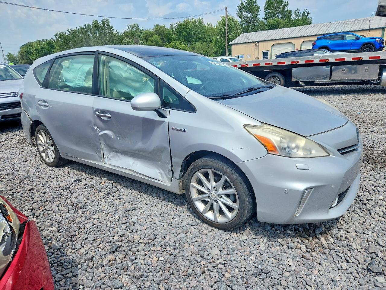 2012 Toyota Prius V Five Silver vin: JTDZN3EU8C3034101