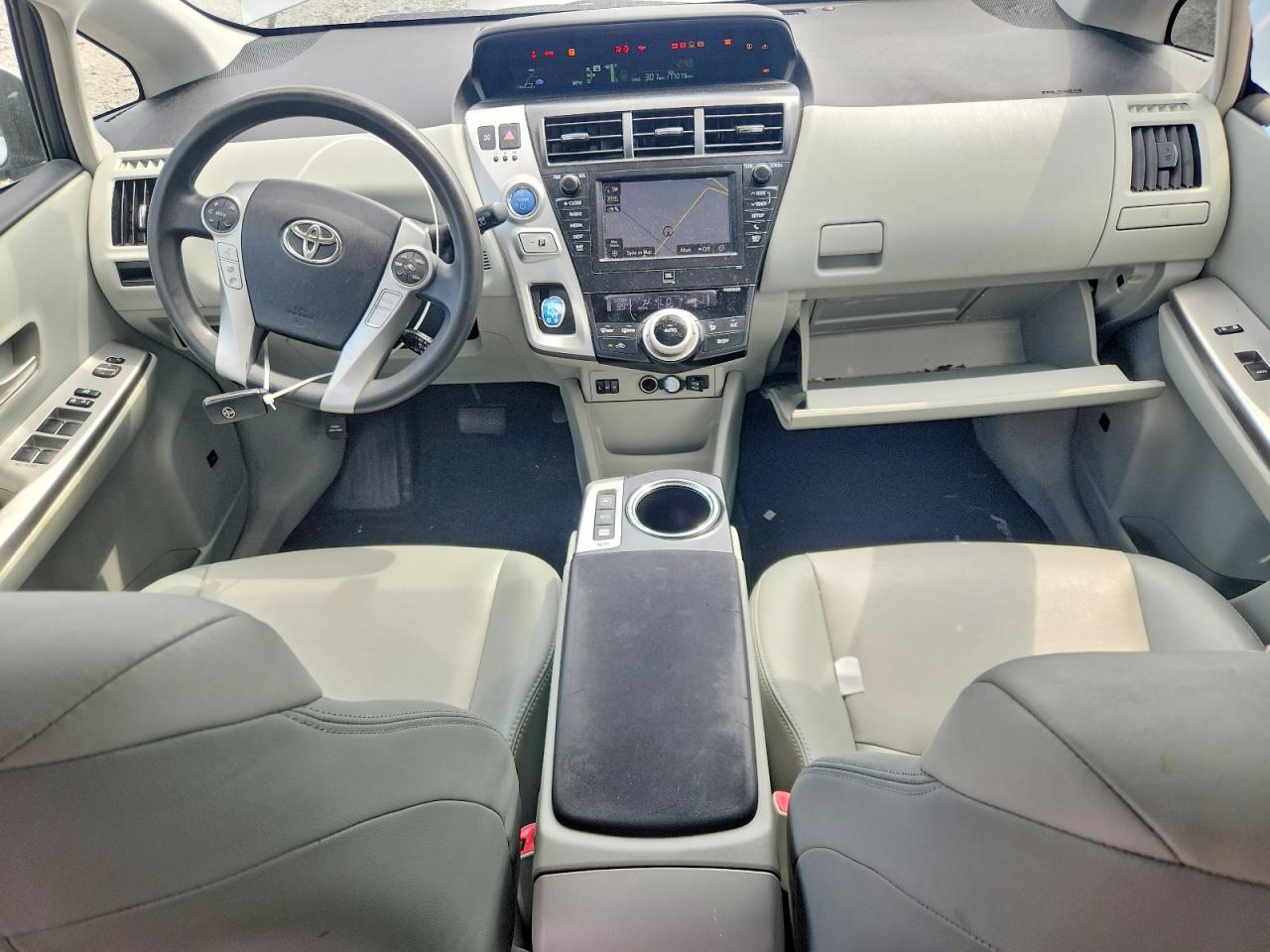 2012 Toyota Prius V Five Silver vin: JTDZN3EU8C3034101