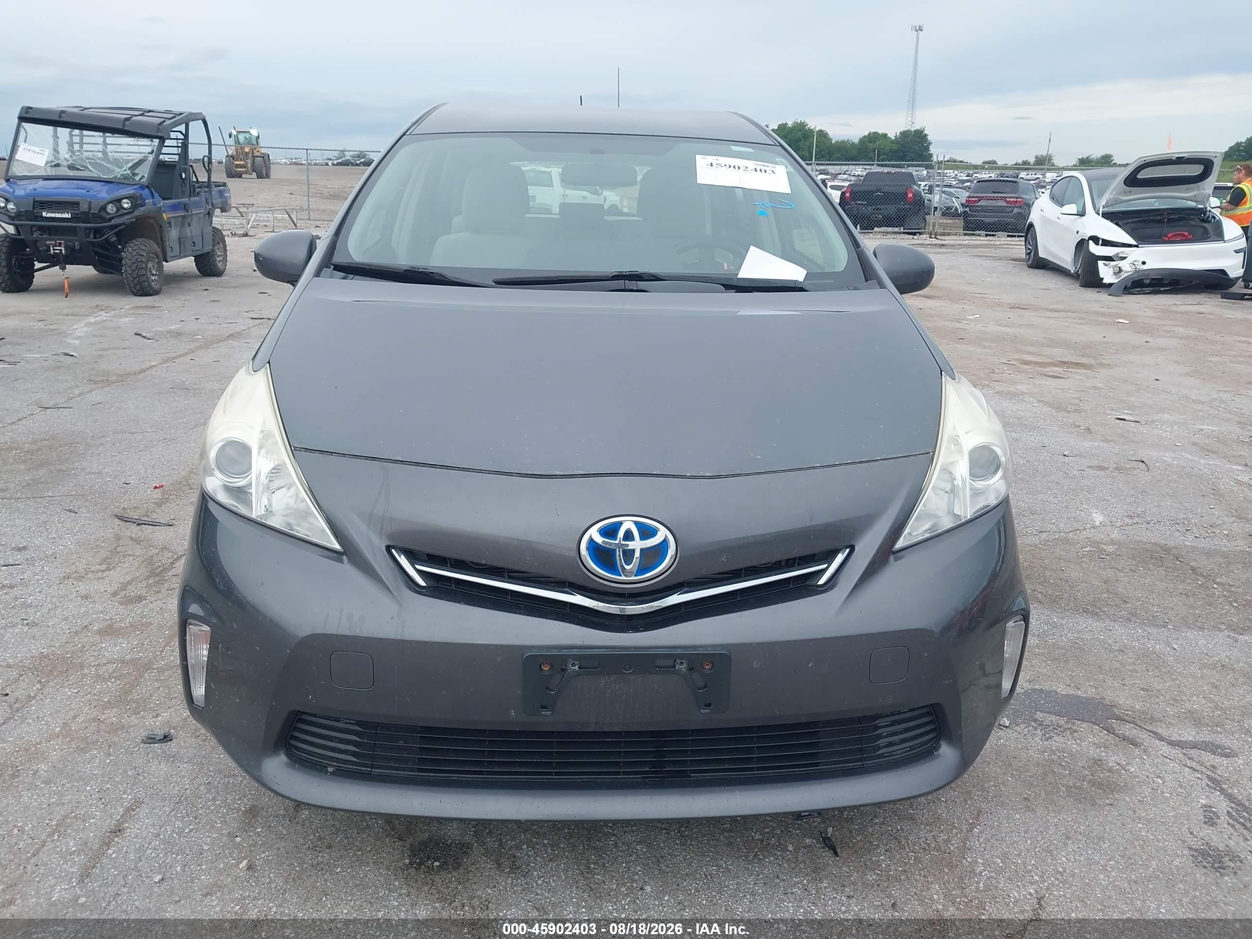 2012 Toyota Prius V Three Gray vin: JTDZN3EU8C3087767