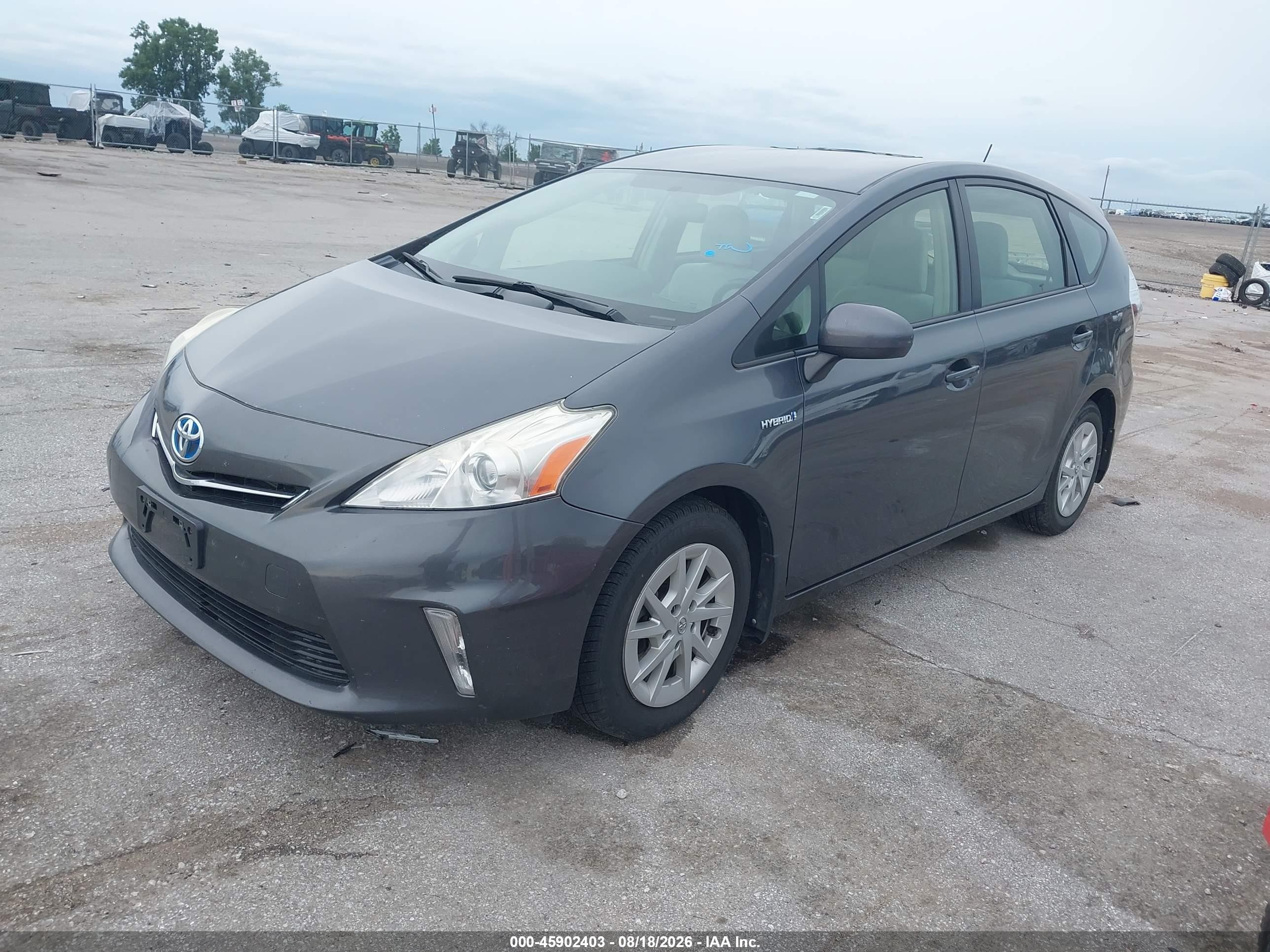 2012 Toyota Prius V Three Gray vin: JTDZN3EU8C3087767