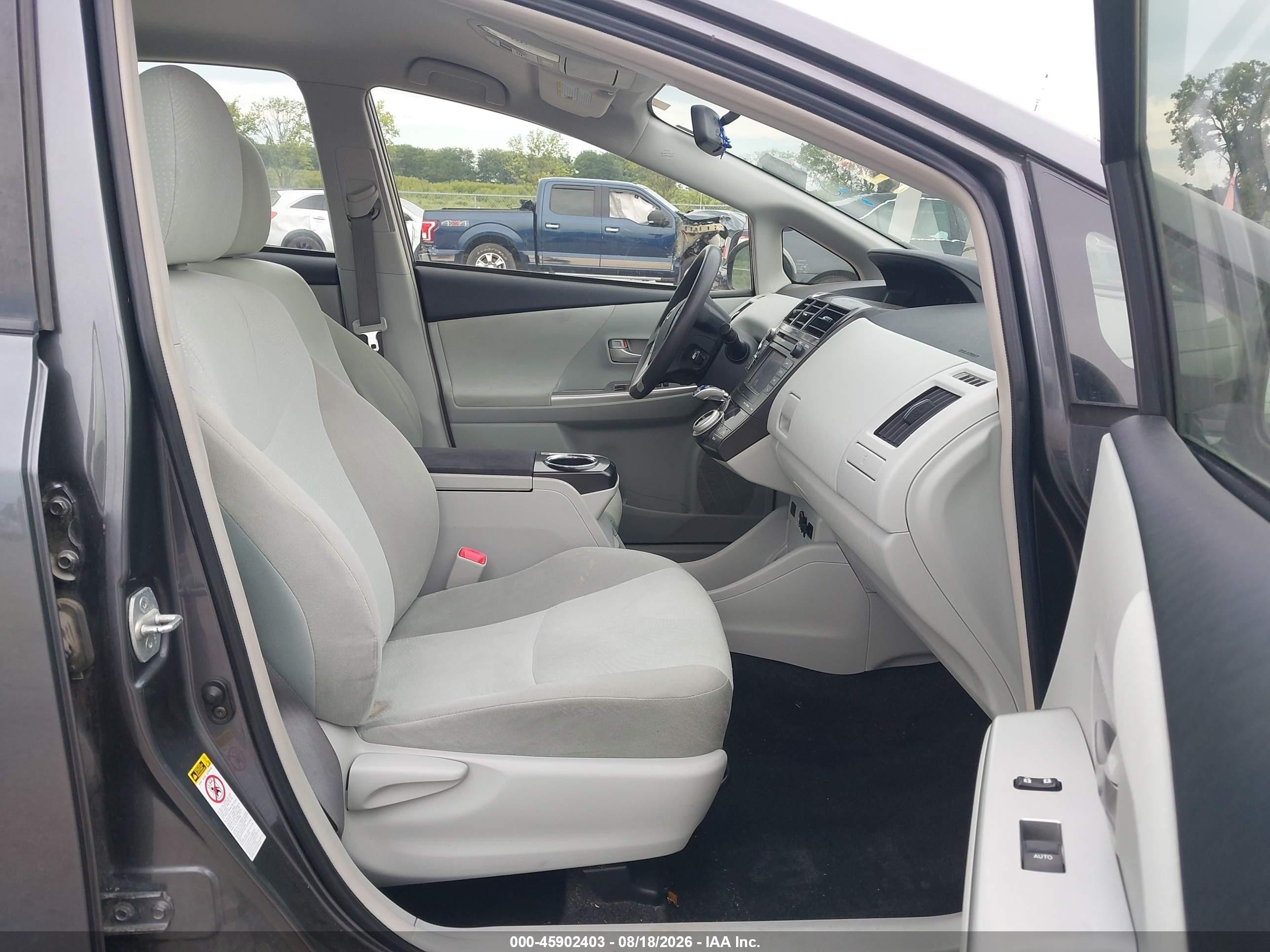 2012 Toyota Prius V Three Gray vin: JTDZN3EU8C3087767