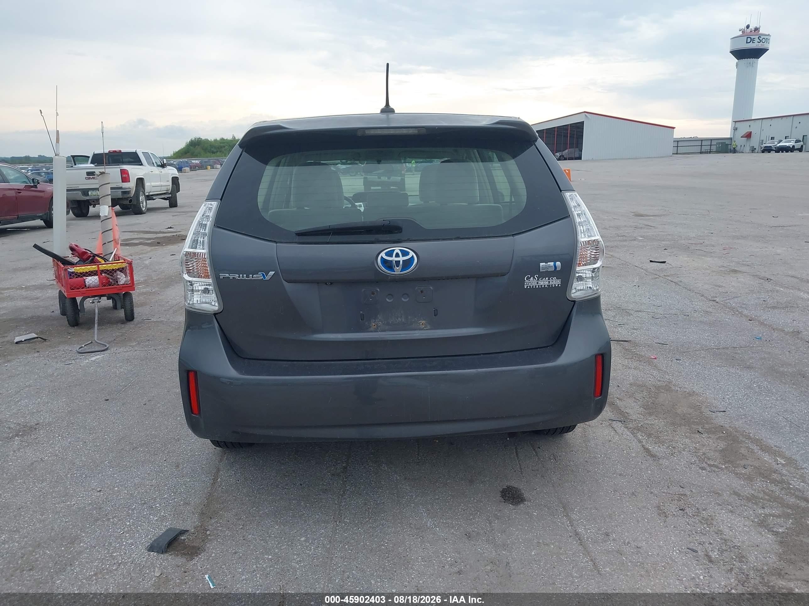2012 Toyota Prius V Three Gray vin: JTDZN3EU8C3087767