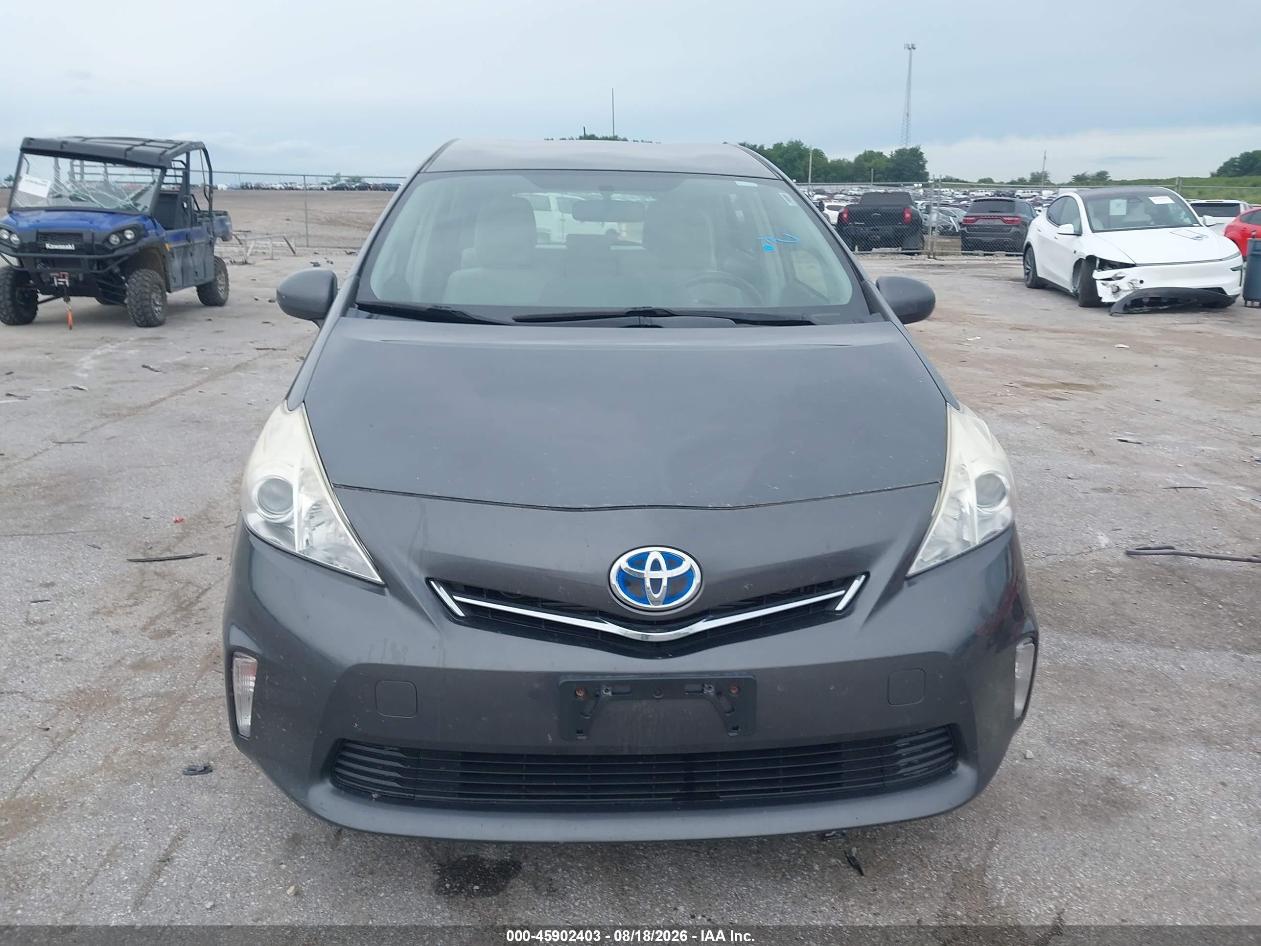 2012 Toyota Prius V Three Gray vin: JTDZN3EU8C3087767