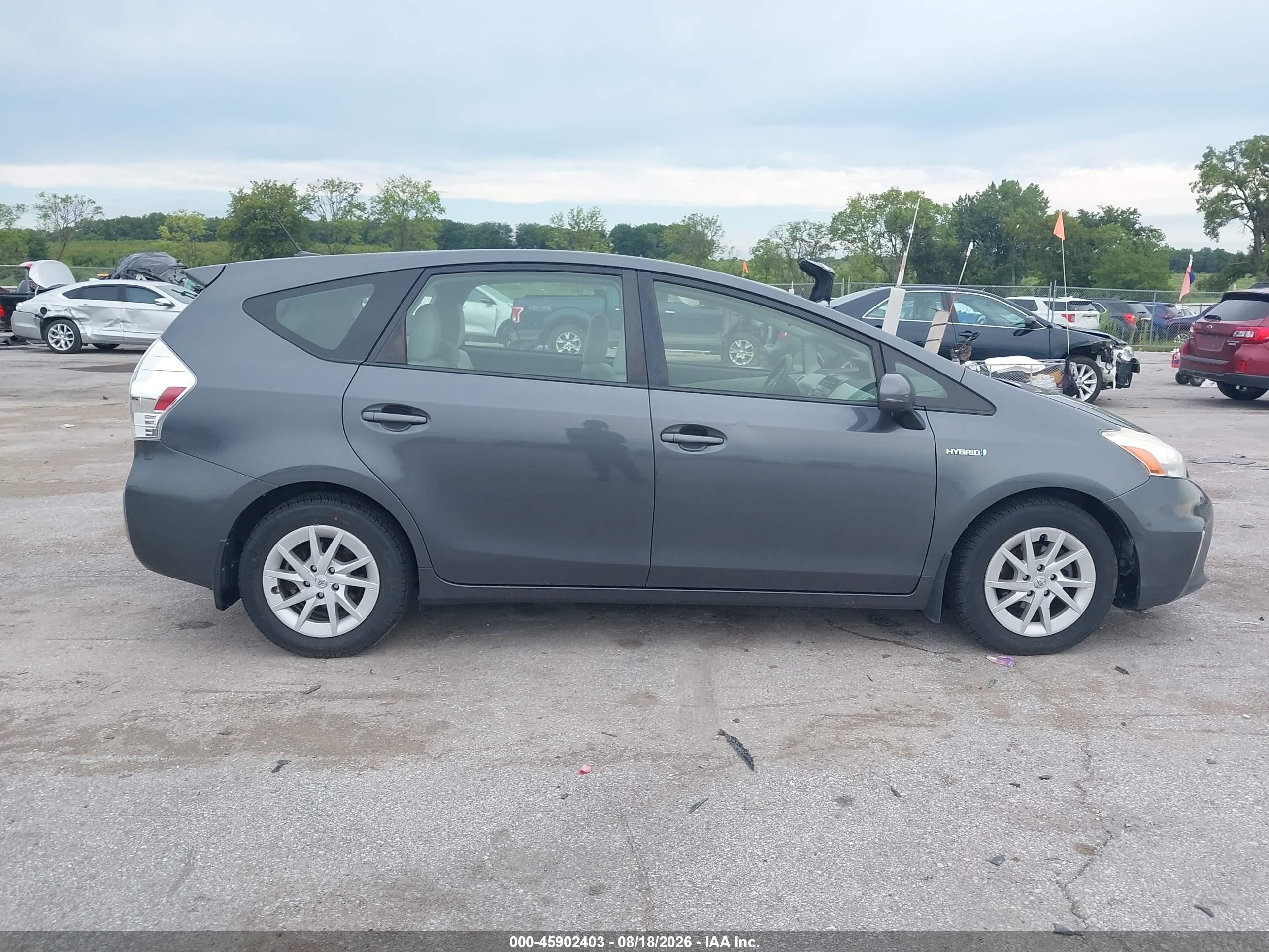 2012 Toyota Prius V Three Gray vin: JTDZN3EU8C3087767