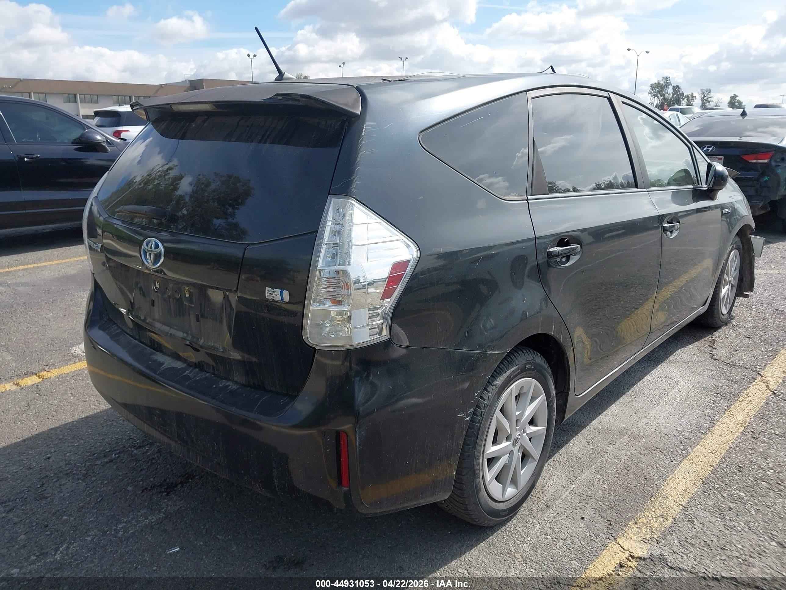 2012 Toyota Prius V Two Black vin: JTDZN3EU8C3087915