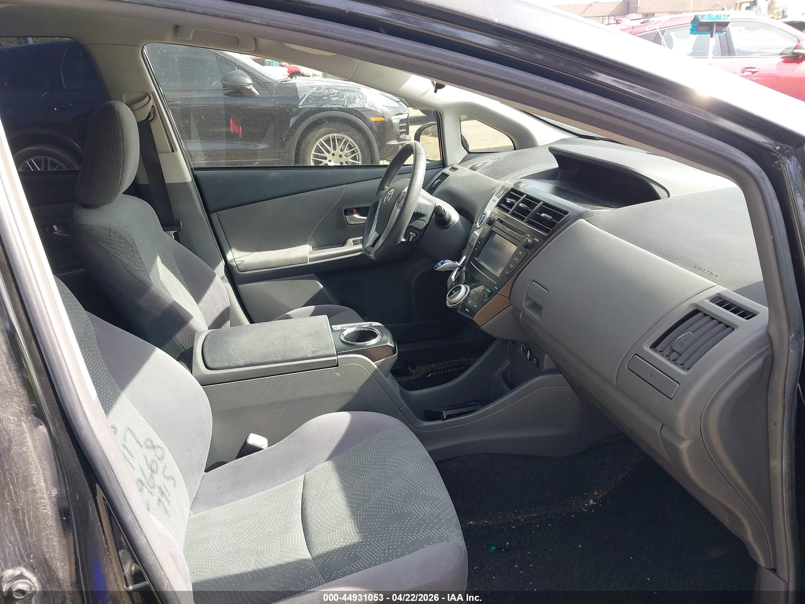 2012 Toyota Prius V Two Black vin: JTDZN3EU8C3087915