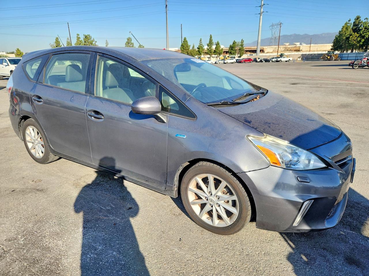 2012 Toyota Prius V Five Gray vin: JTDZN3EU8C3088045