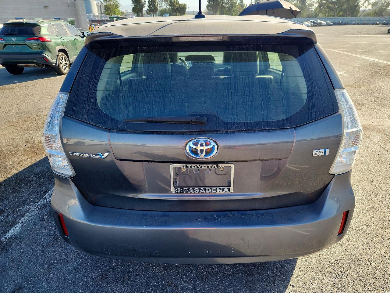 2012 Toyota Prius V Five Gray vin: JTDZN3EU8C3088045