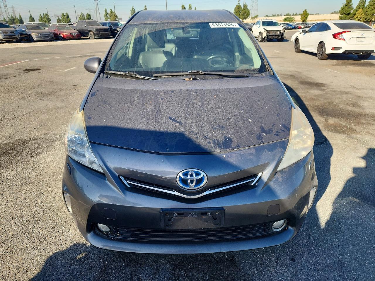 2012 Toyota Prius V Five Gray vin: JTDZN3EU8C3088045