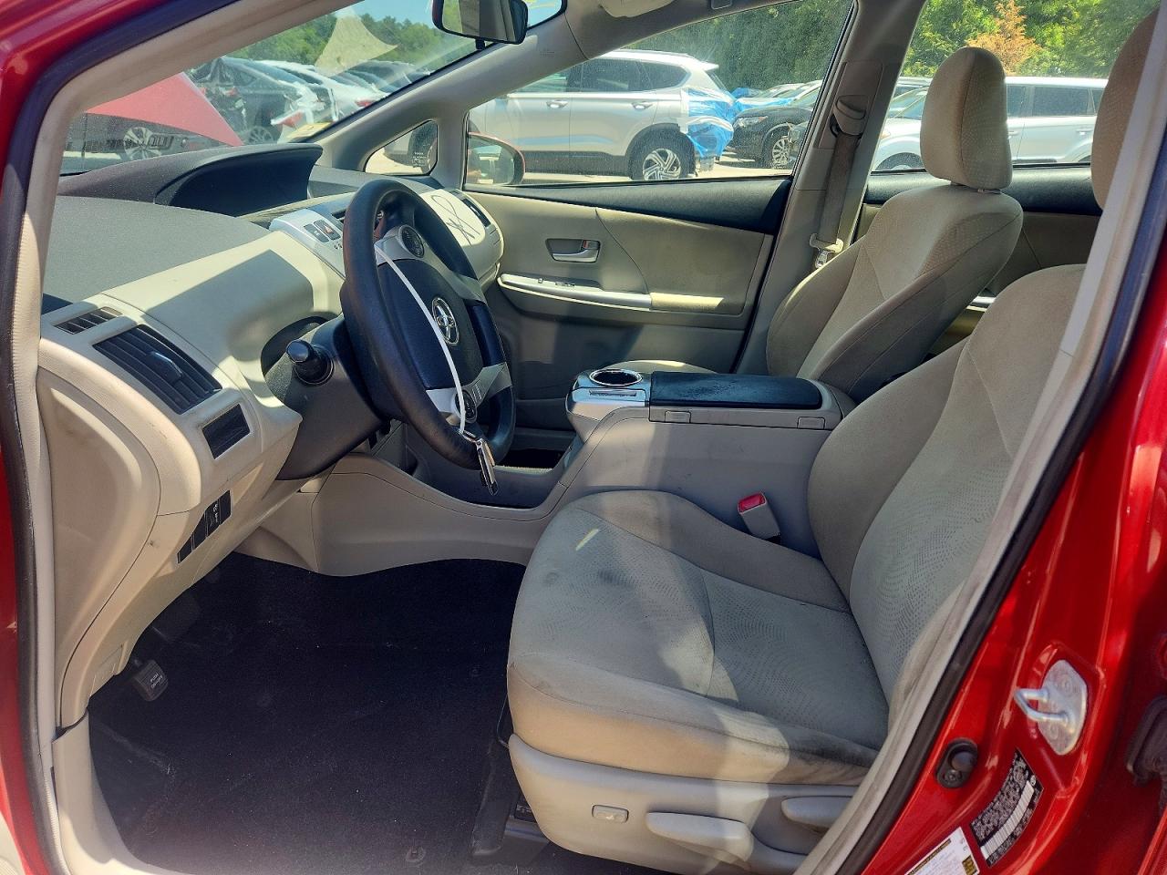 2012 Toyota Prius V Two Red vin: JTDZN3EU8C3134182