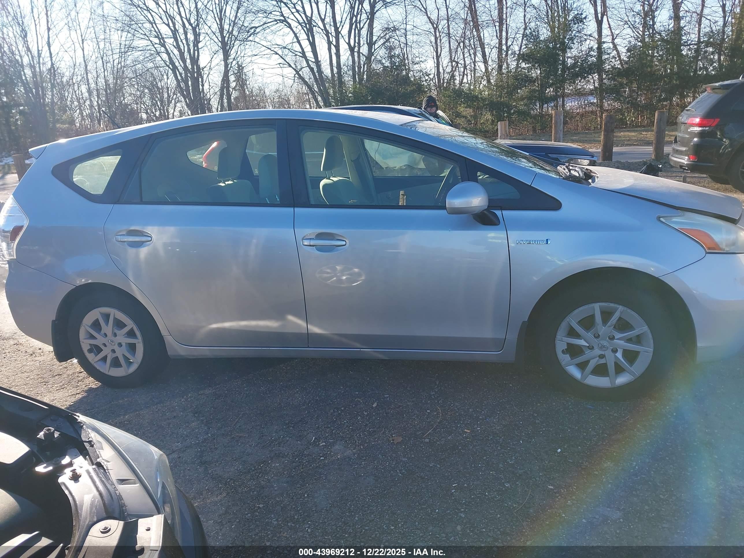2012 Toyota Prius V Two Silver vin: JTDZN3EU8C3176366