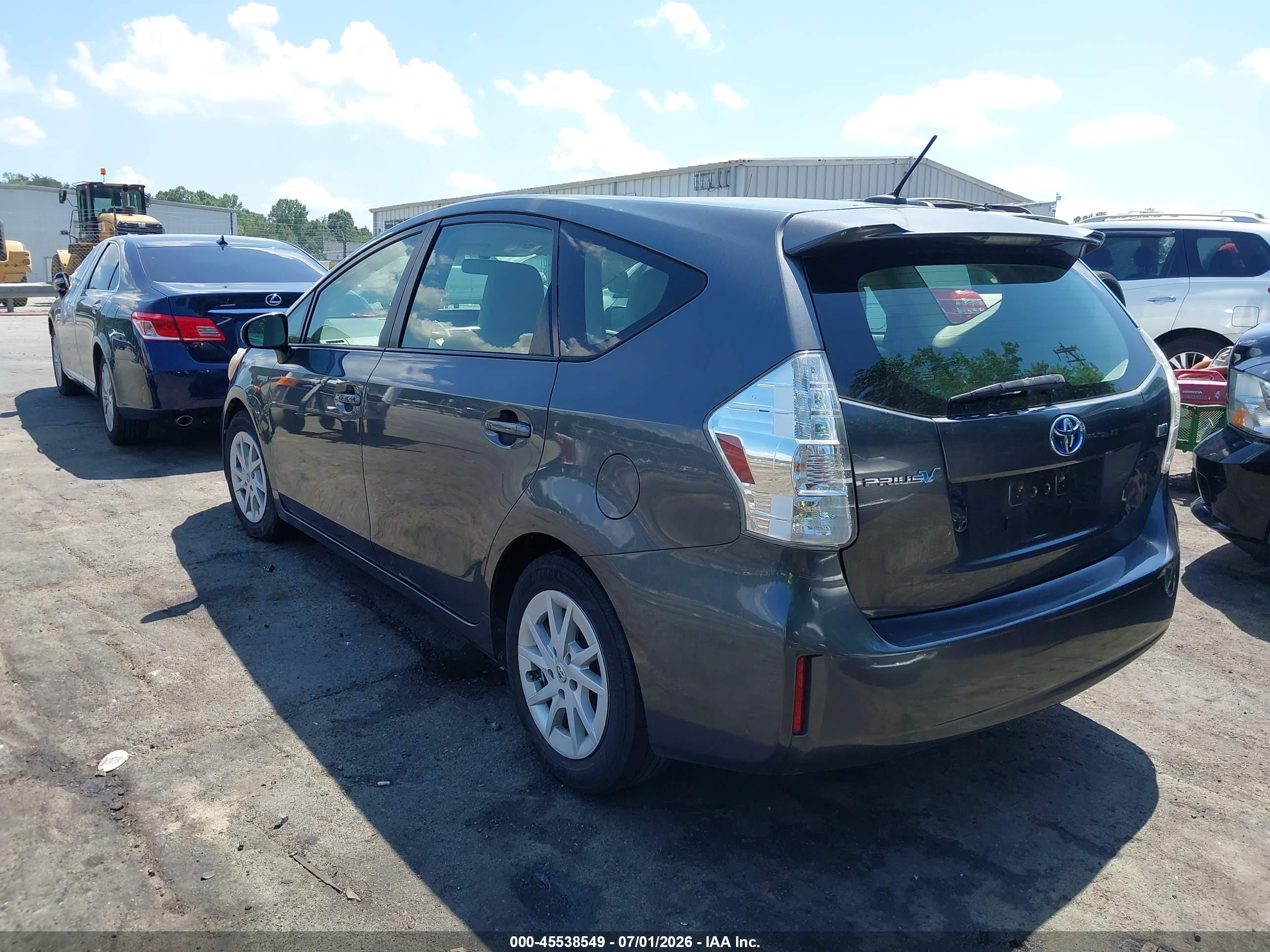 2013 Toyota Prius V Three Gray vin: JTDZN3EU8D3207603
