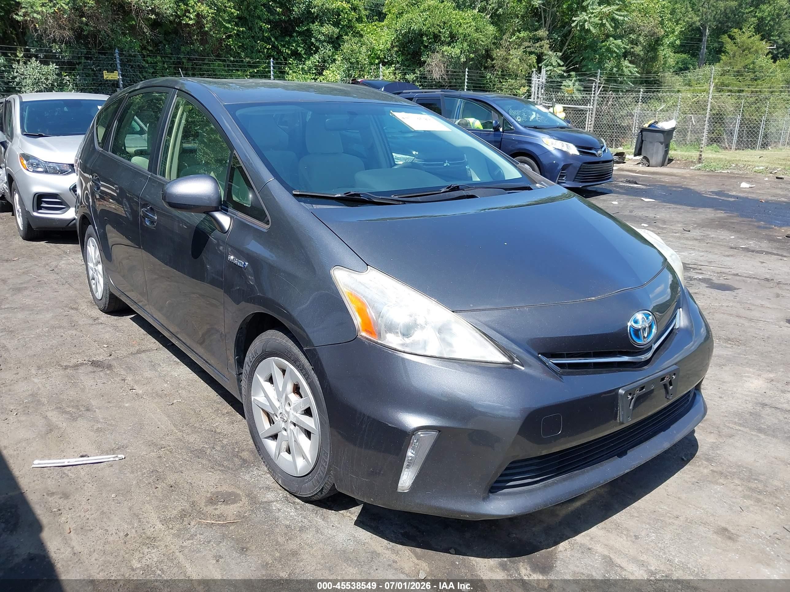 2013 Toyota Prius V Three Gray vin: JTDZN3EU8D3207603
