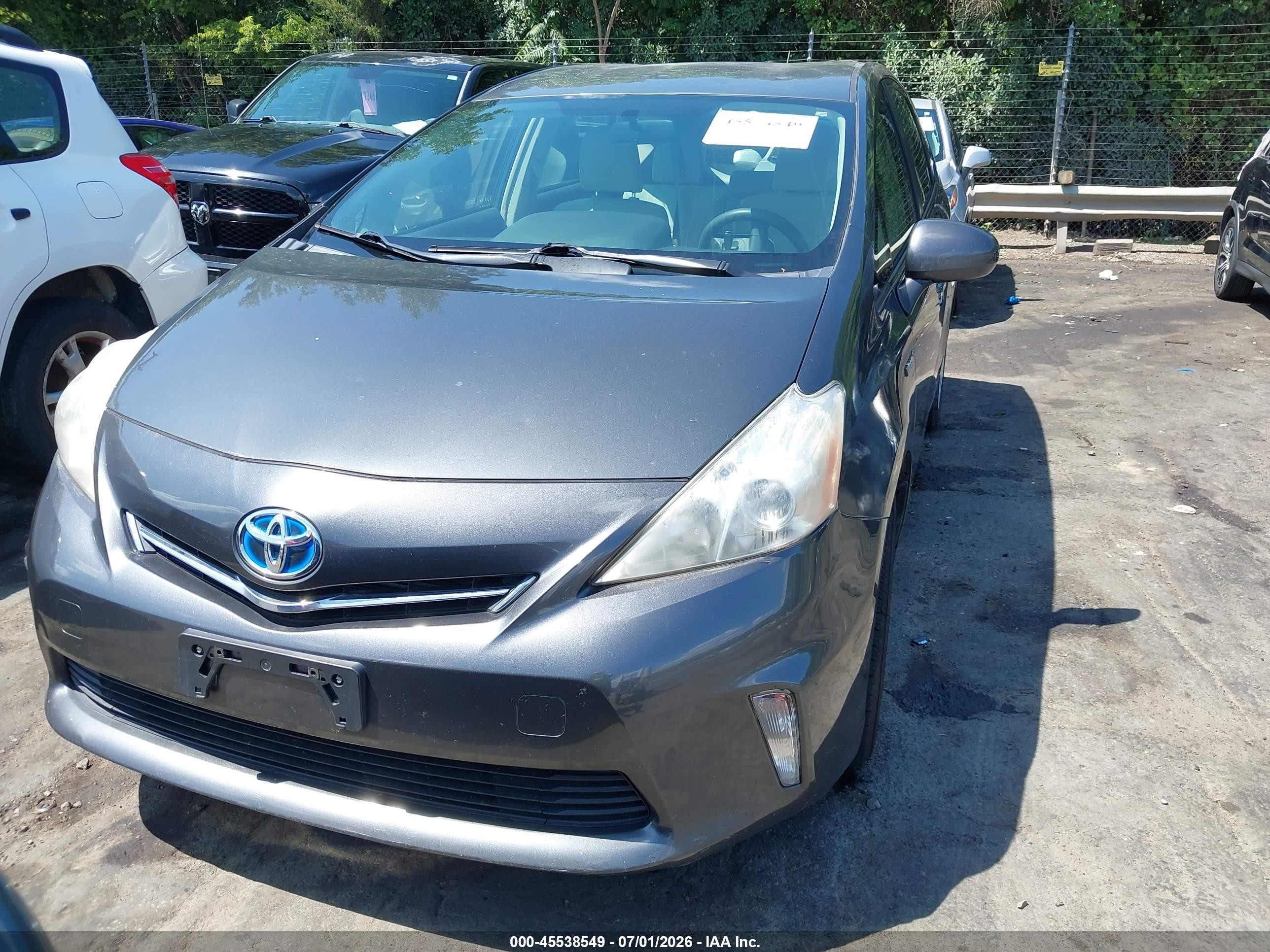 2013 Toyota Prius V Three Gray vin: JTDZN3EU8D3207603