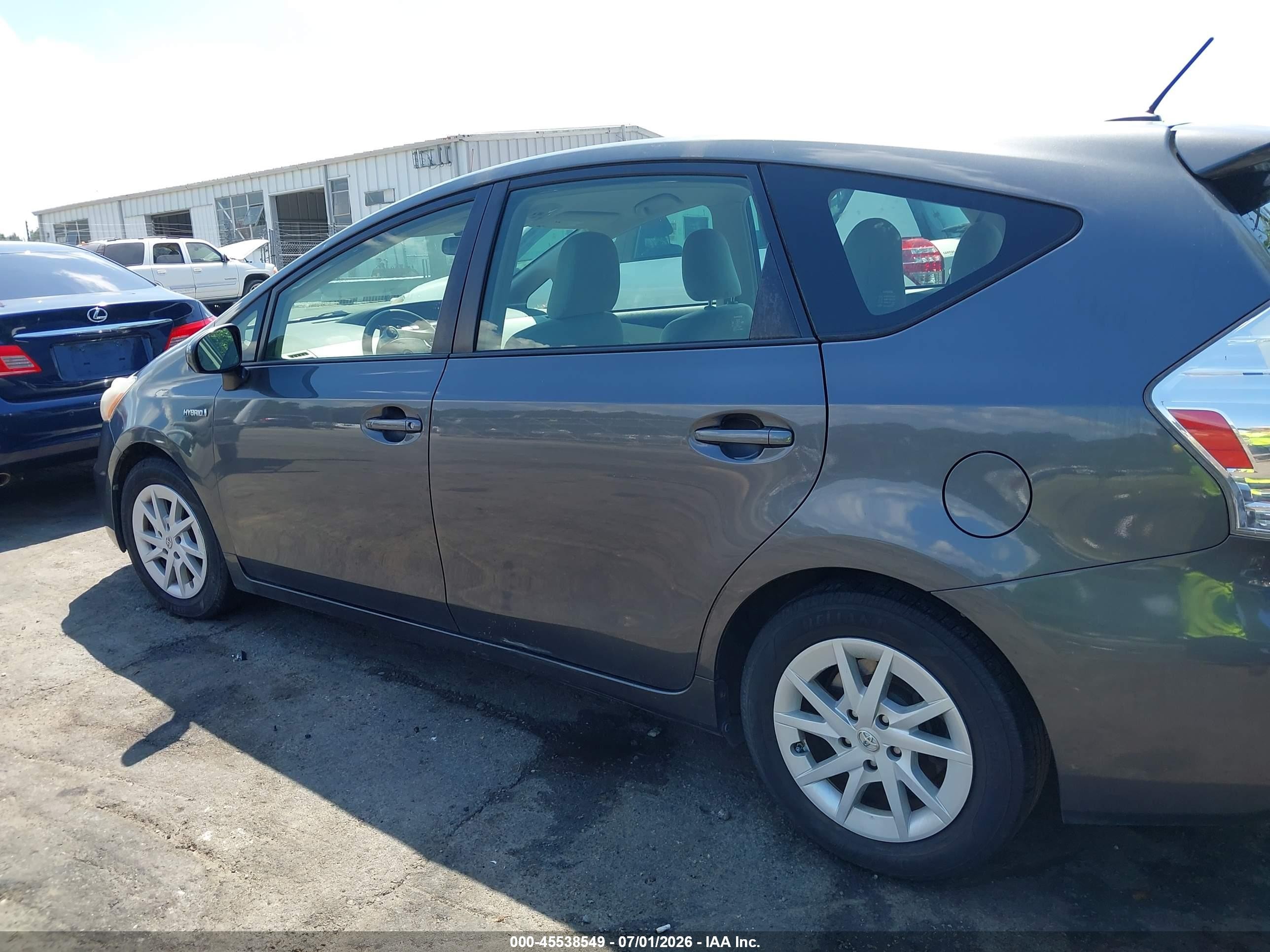 2013 Toyota Prius V Three Gray vin: JTDZN3EU8D3207603