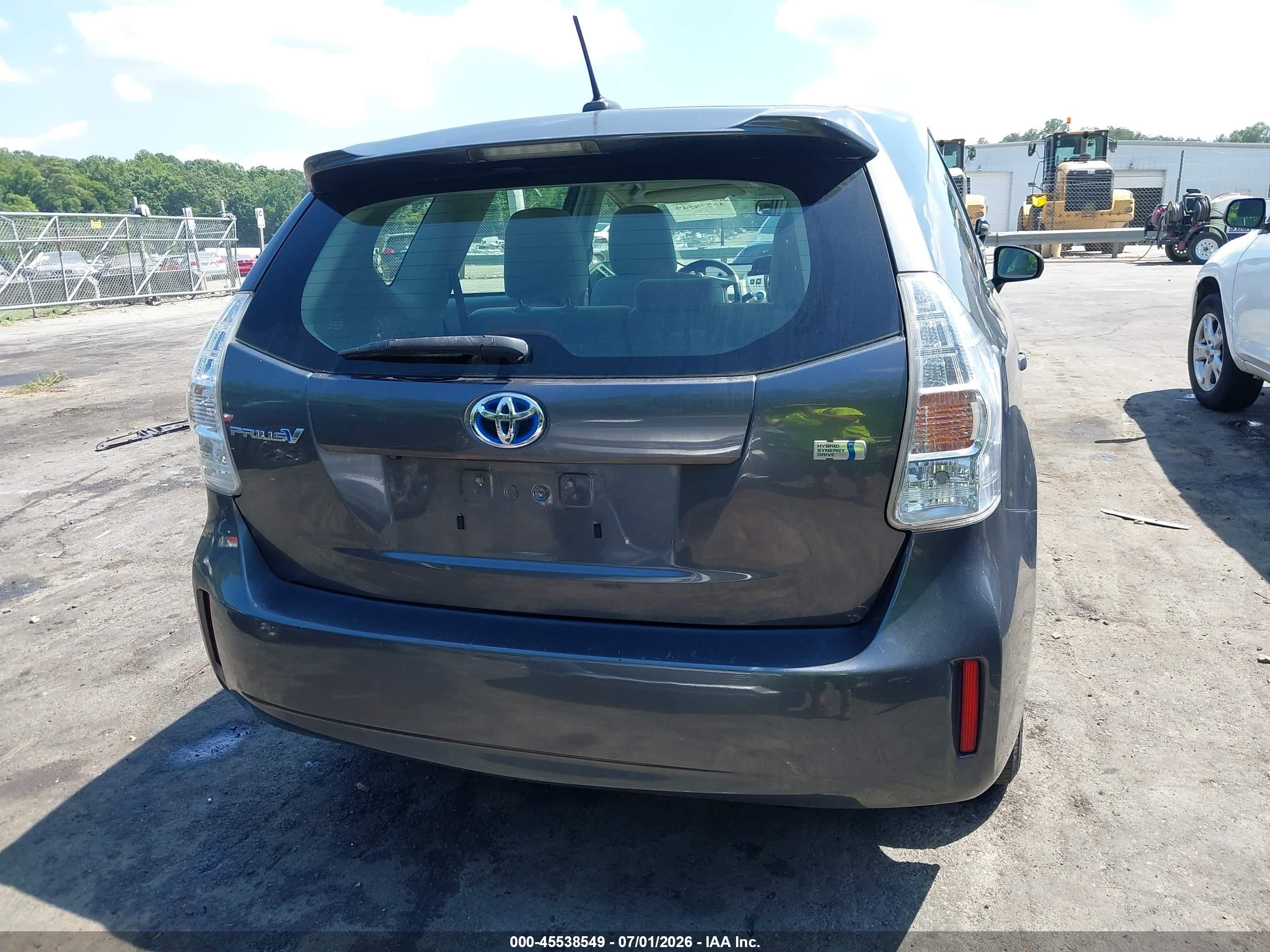 2013 Toyota Prius V Three Gray vin: JTDZN3EU8D3207603