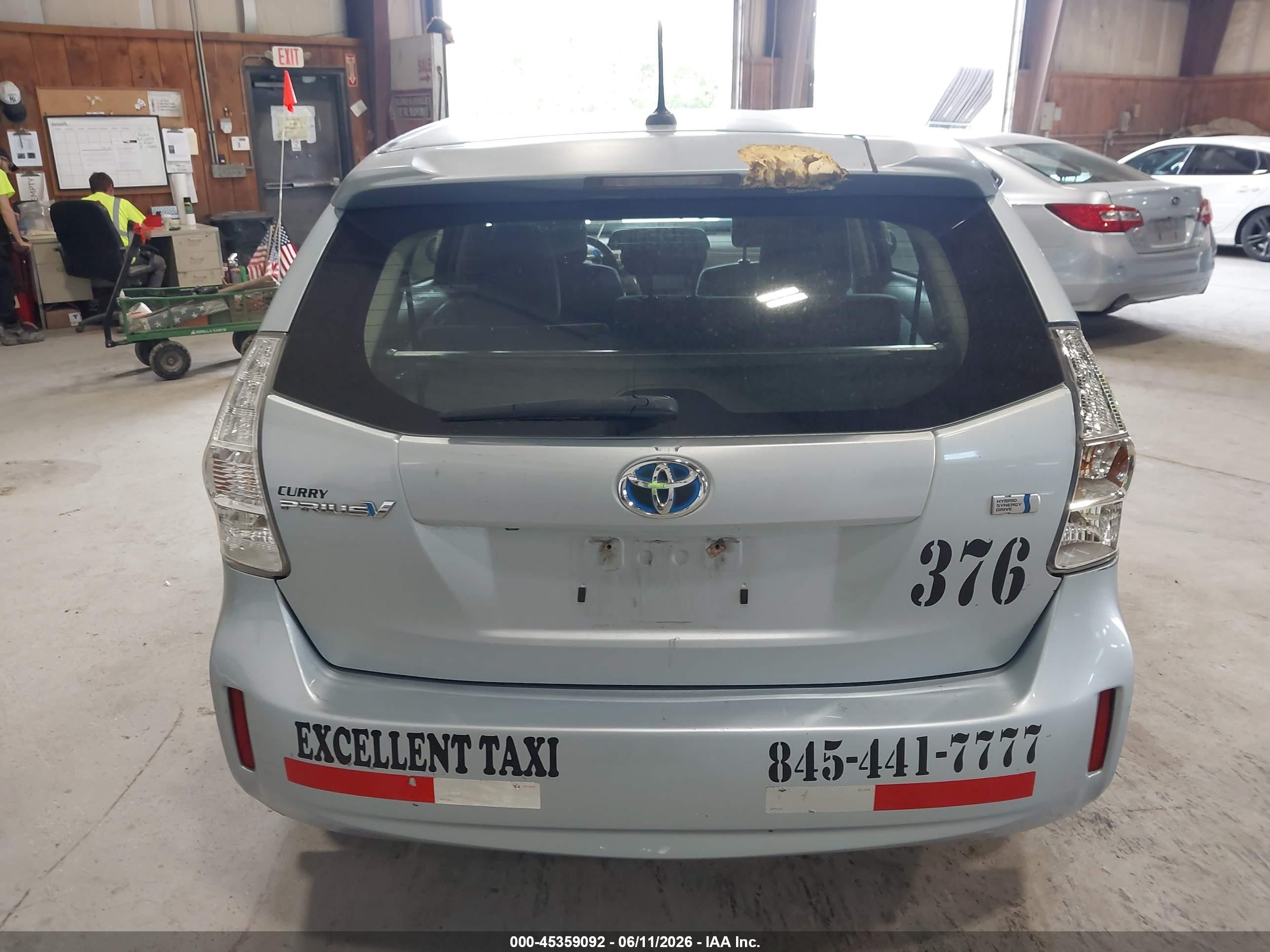 2013 Toyota Prius V Three Gray vin: JTDZN3EU8D3231805