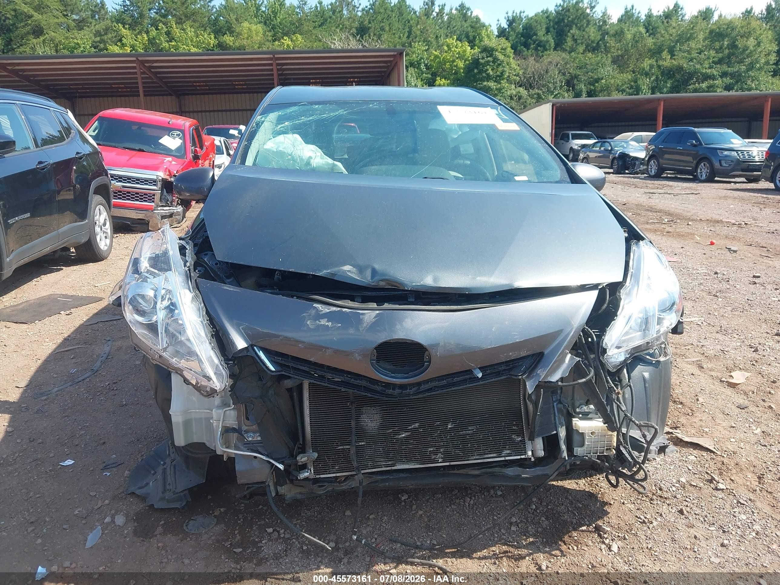 2013 Toyota Prius V Three Gray vin: JTDZN3EU8D3235014