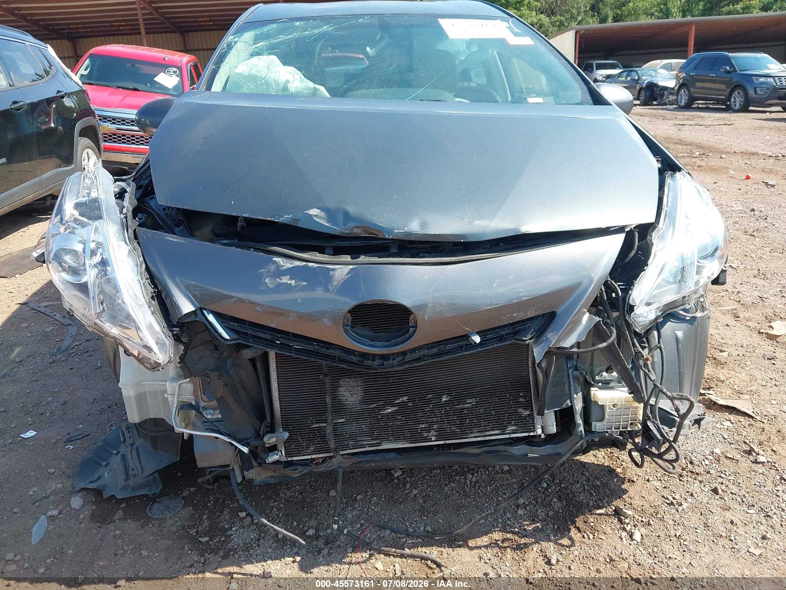 2013 Toyota Prius V Three Gray vin: JTDZN3EU8D3235014