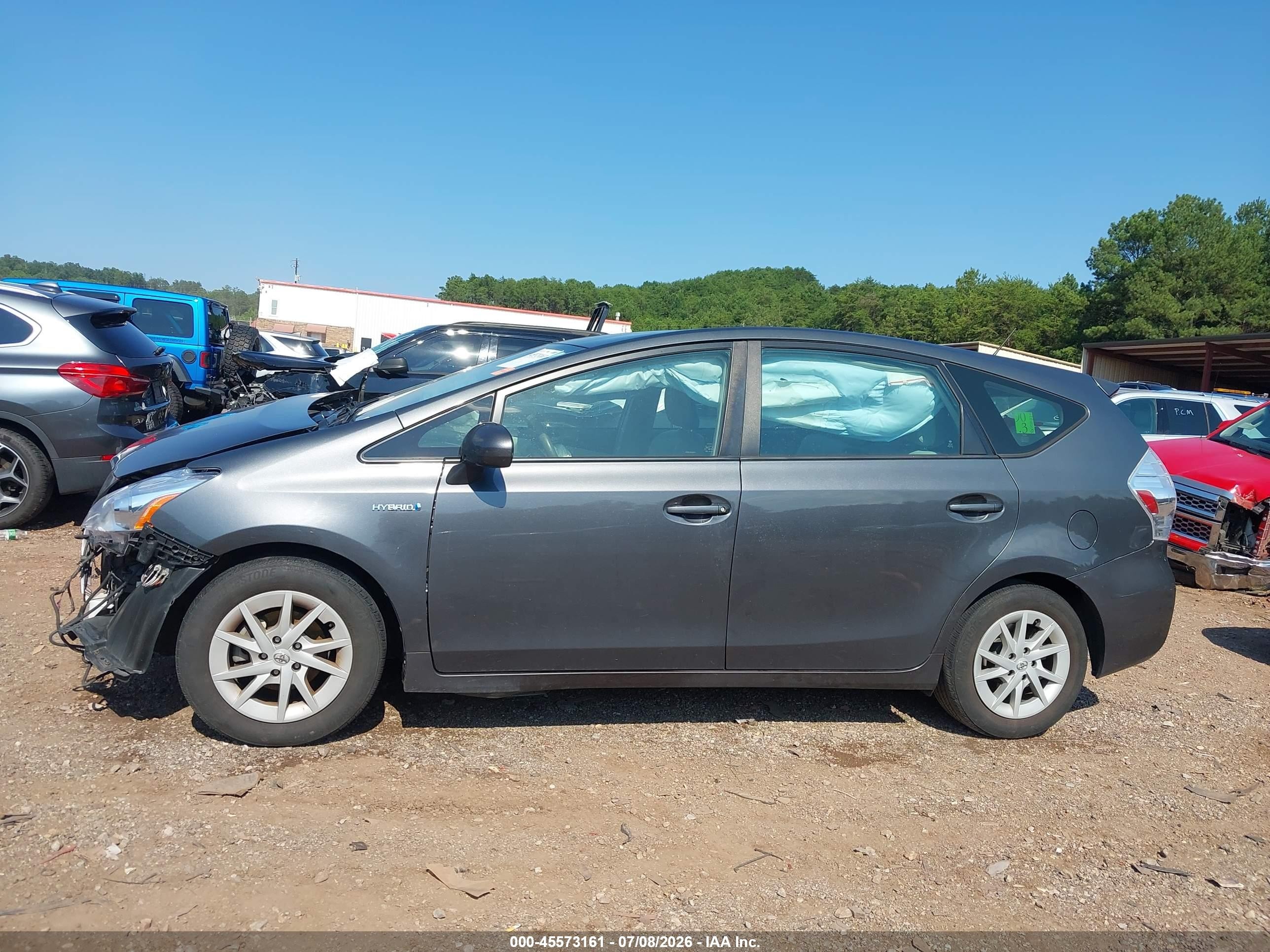 2013 Toyota Prius V Three Gray vin: JTDZN3EU8D3235014