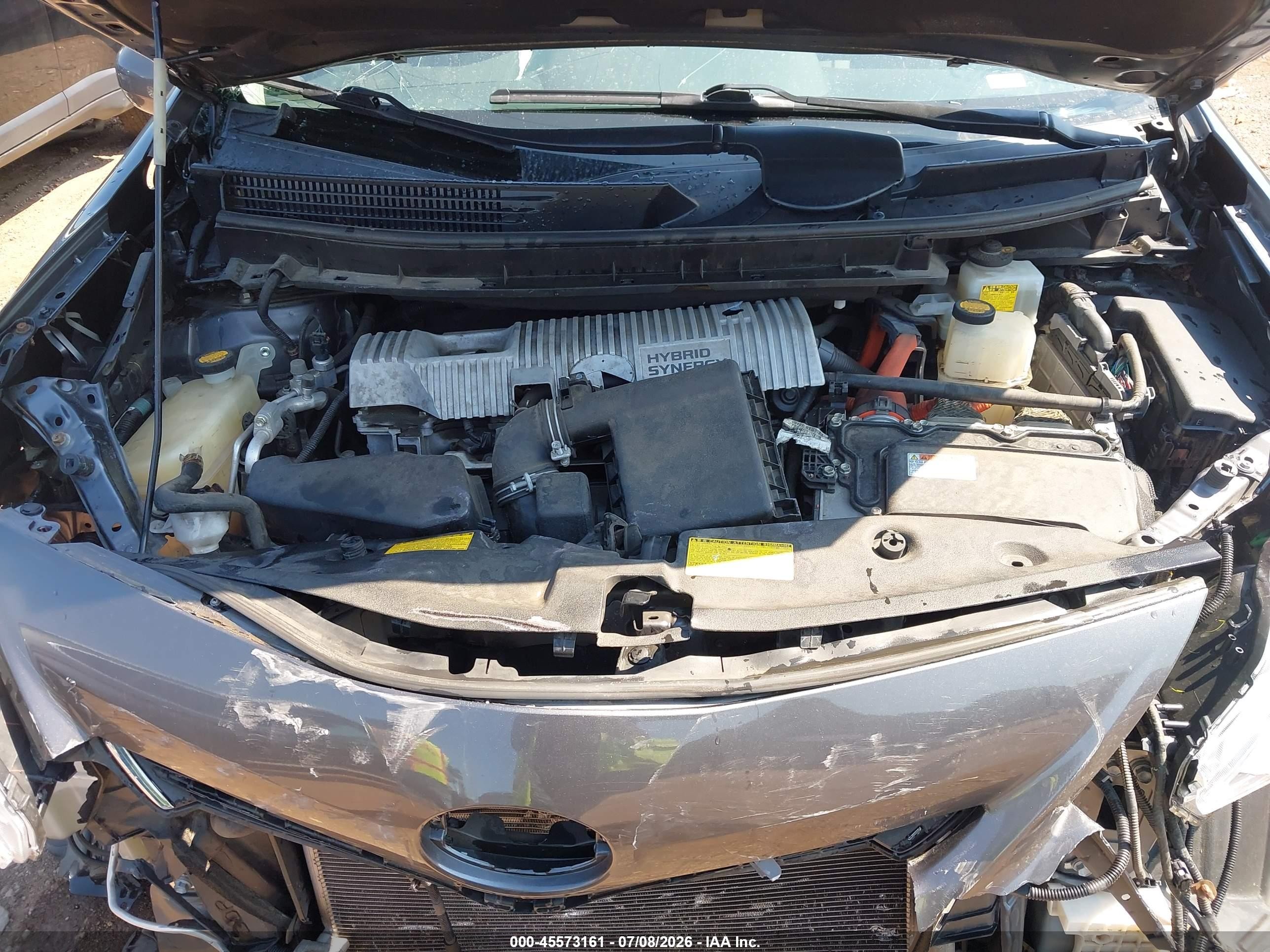 2013 Toyota Prius V Three Gray vin: JTDZN3EU8D3235014