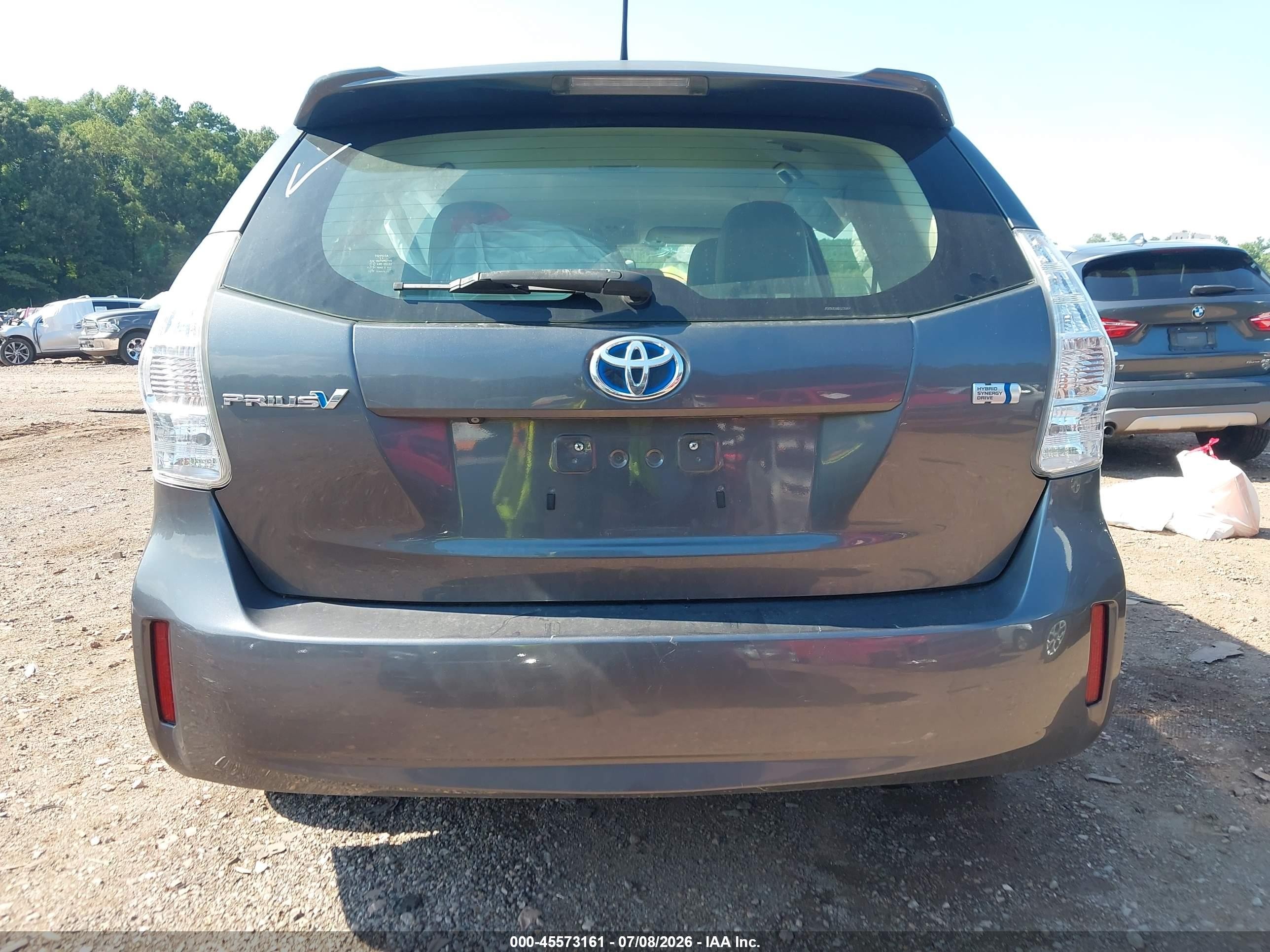 2013 Toyota Prius V Three Gray vin: JTDZN3EU8D3235014
