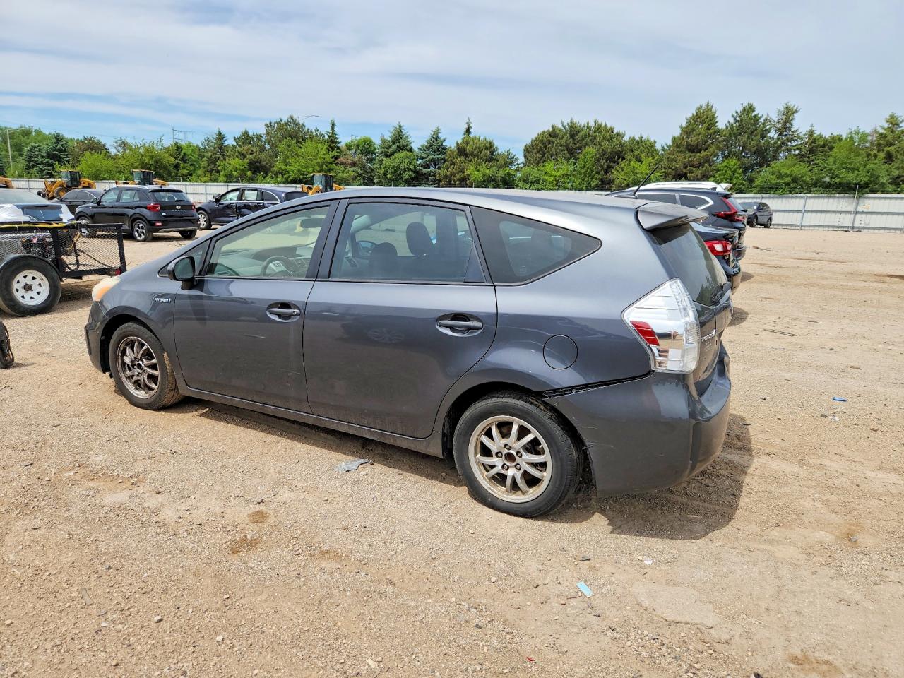 2013 Toyota Prius V Three Gray vin: JTDZN3EU8D3243159
