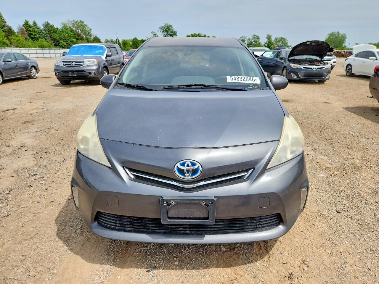 2013 Toyota Prius V Three Gray vin: JTDZN3EU8D3243159