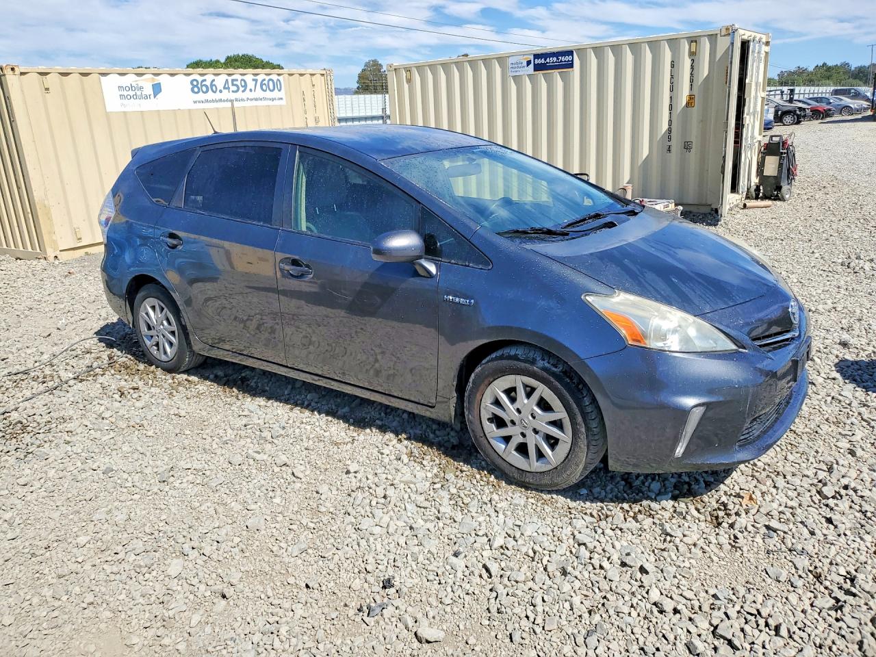 2013 Toyota Prius V Three Угольный vin: JTDZN3EU8D3263427