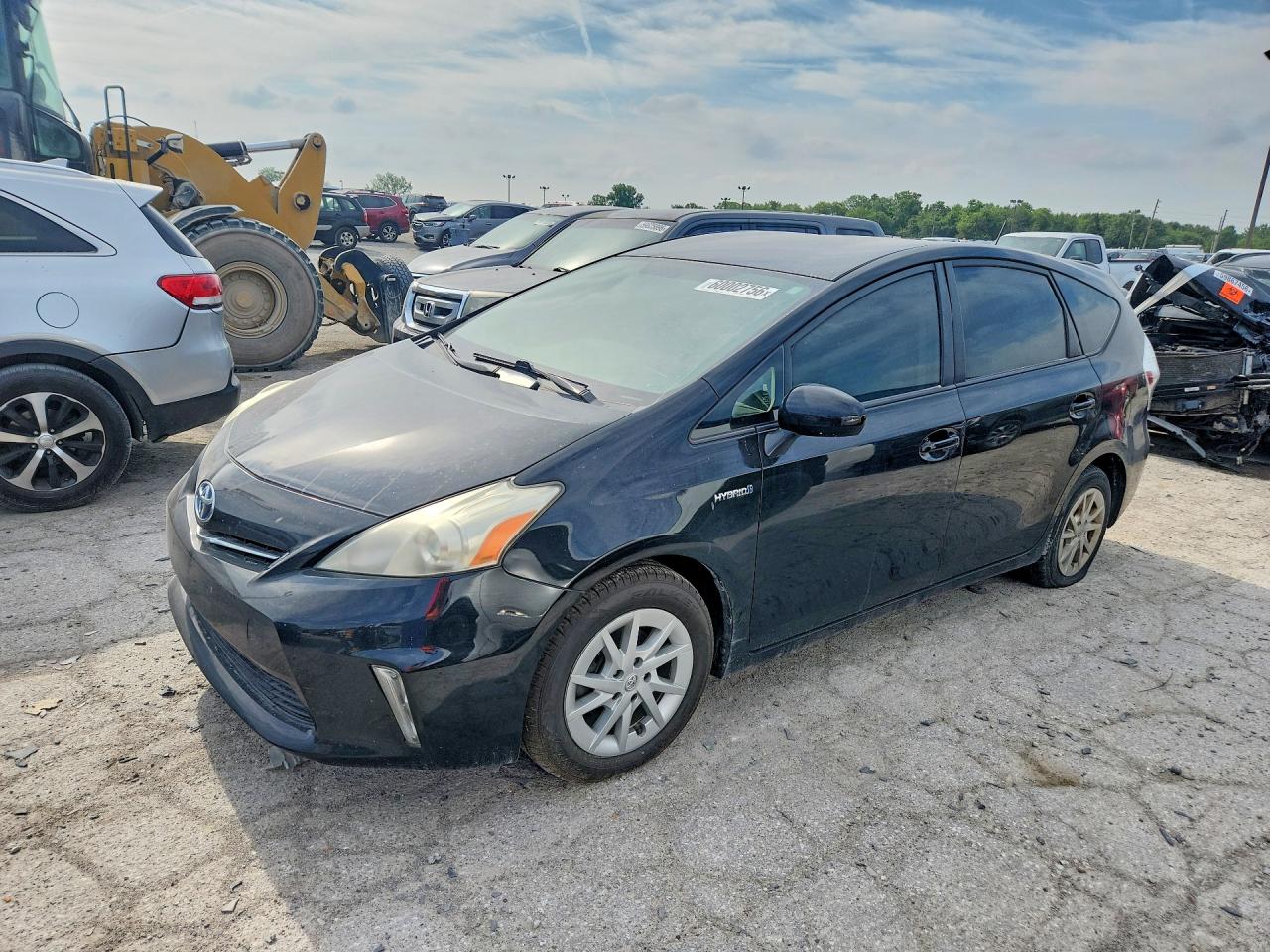 2013 Toyota Prius V Two Черный vin: JTDZN3EU8D3288490