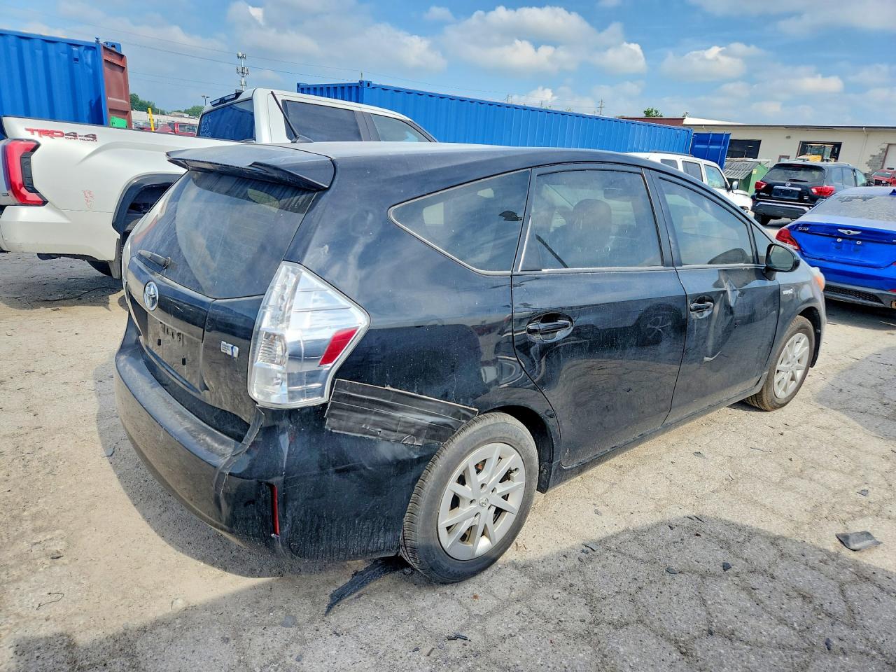 2013 Toyota Prius V Two Black vin: JTDZN3EU8D3288490