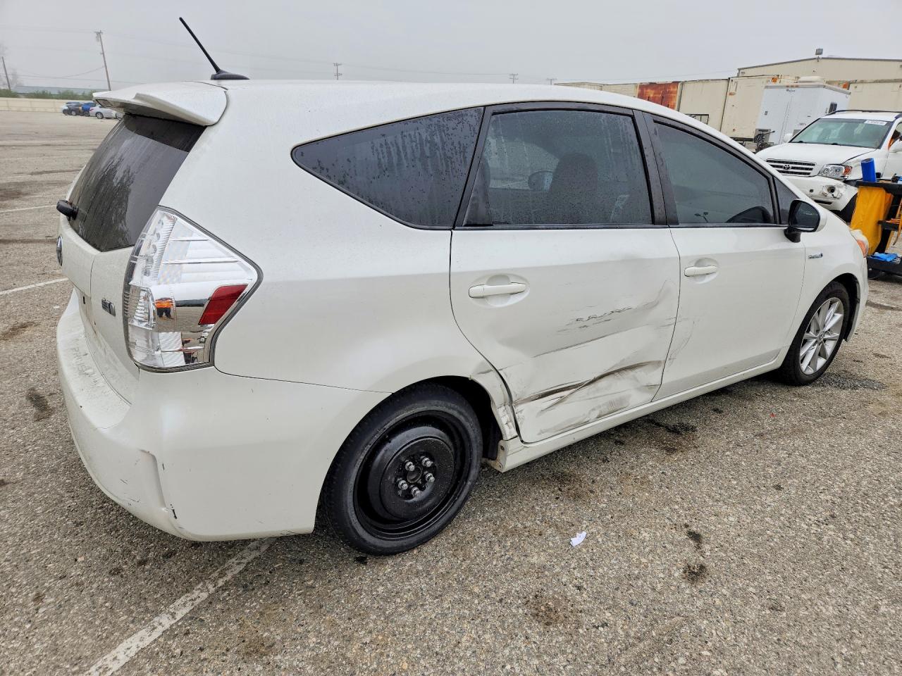 2014 Toyota Prius V Five Белый vin: JTDZN3EU8E3319237