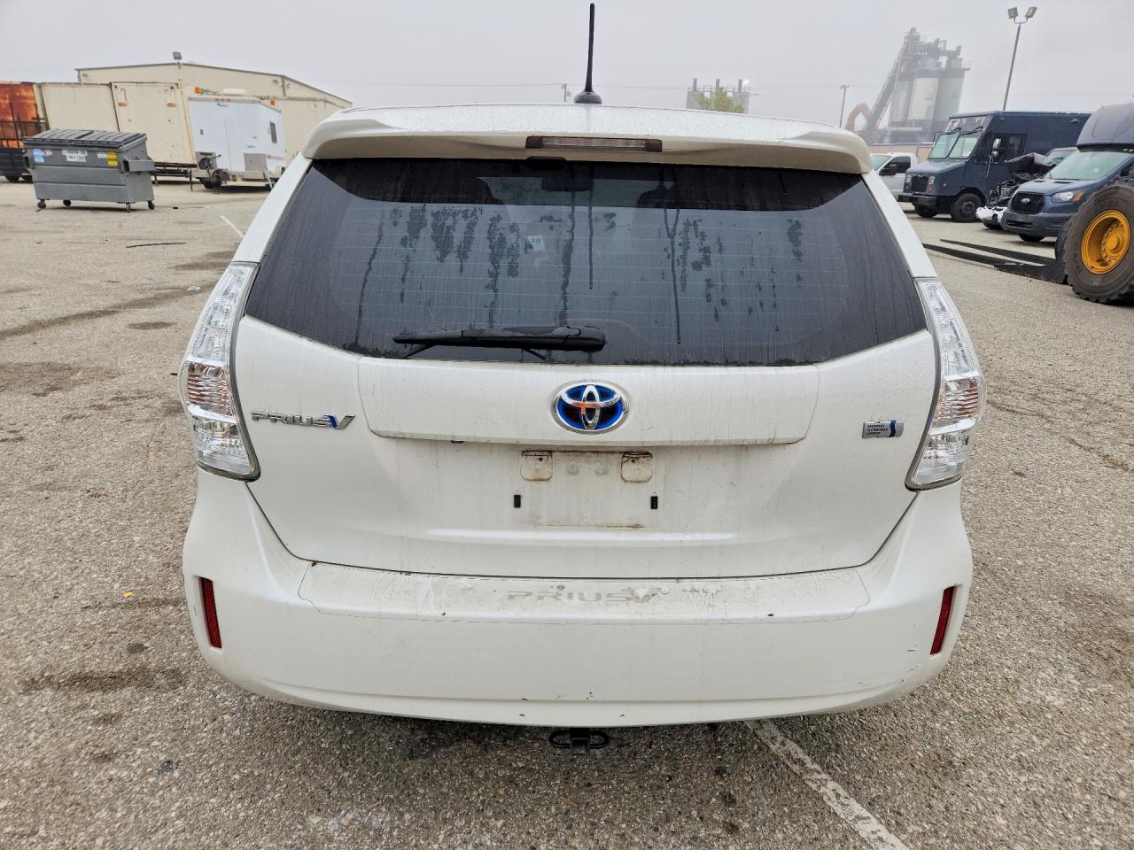 2014 Toyota Prius V Five Белый vin: JTDZN3EU8E3319237