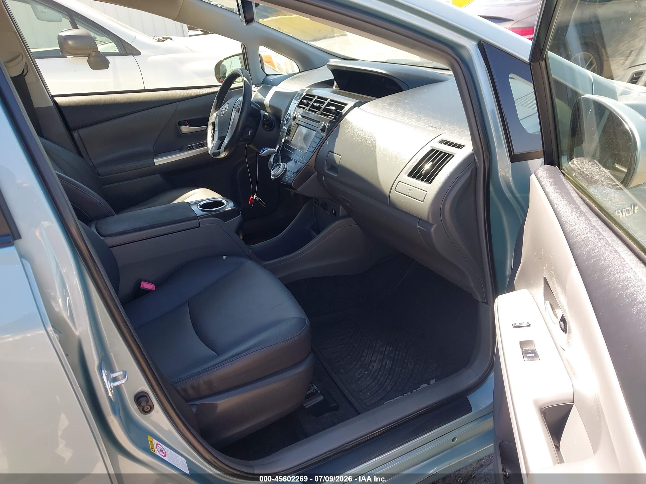 2014 Toyota Prius V Five Teal vin: JTDZN3EU8EJ009956