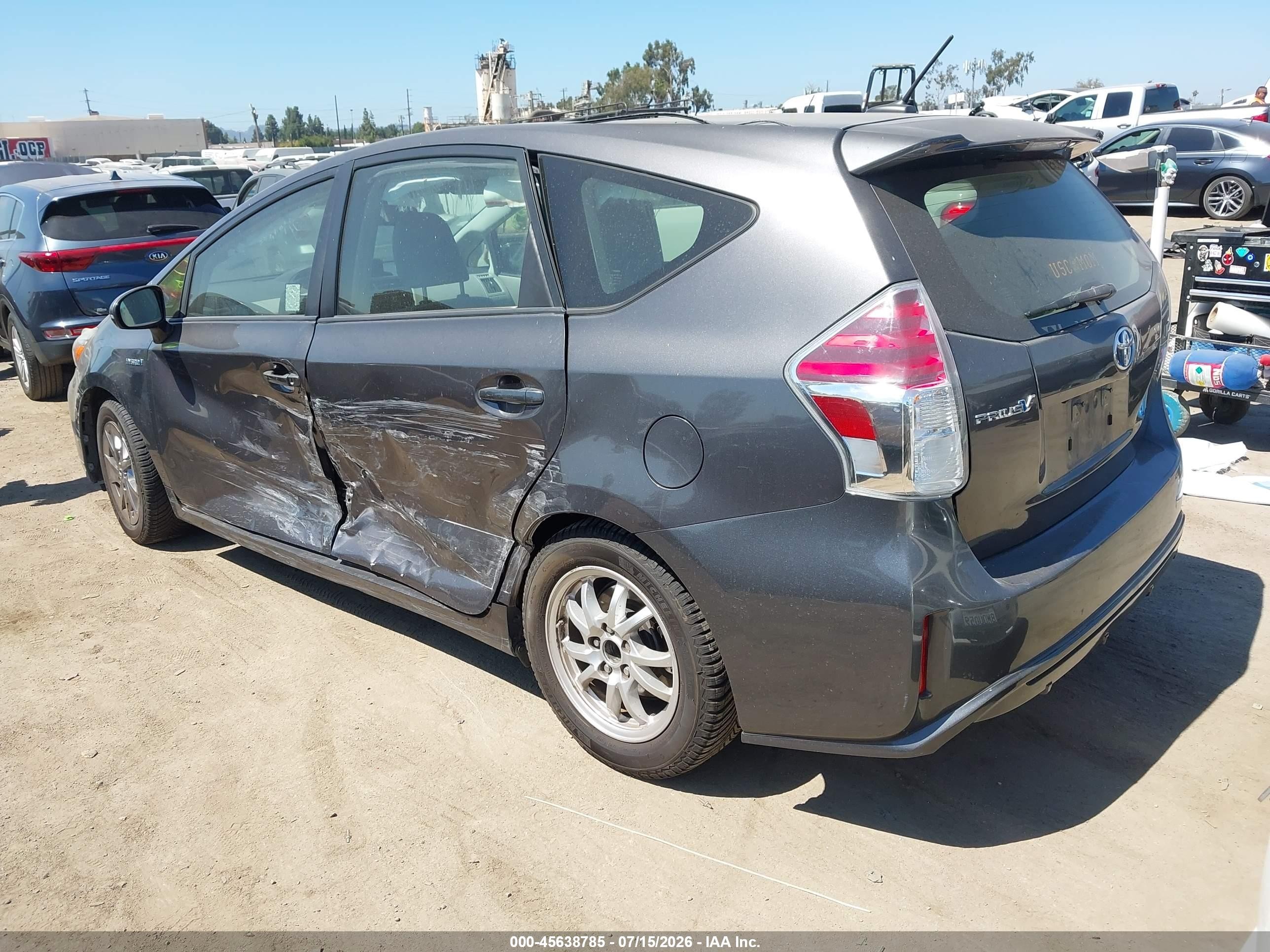2015 Toyota Prius V Four Gray vin: JTDZN3EU8FJ030405