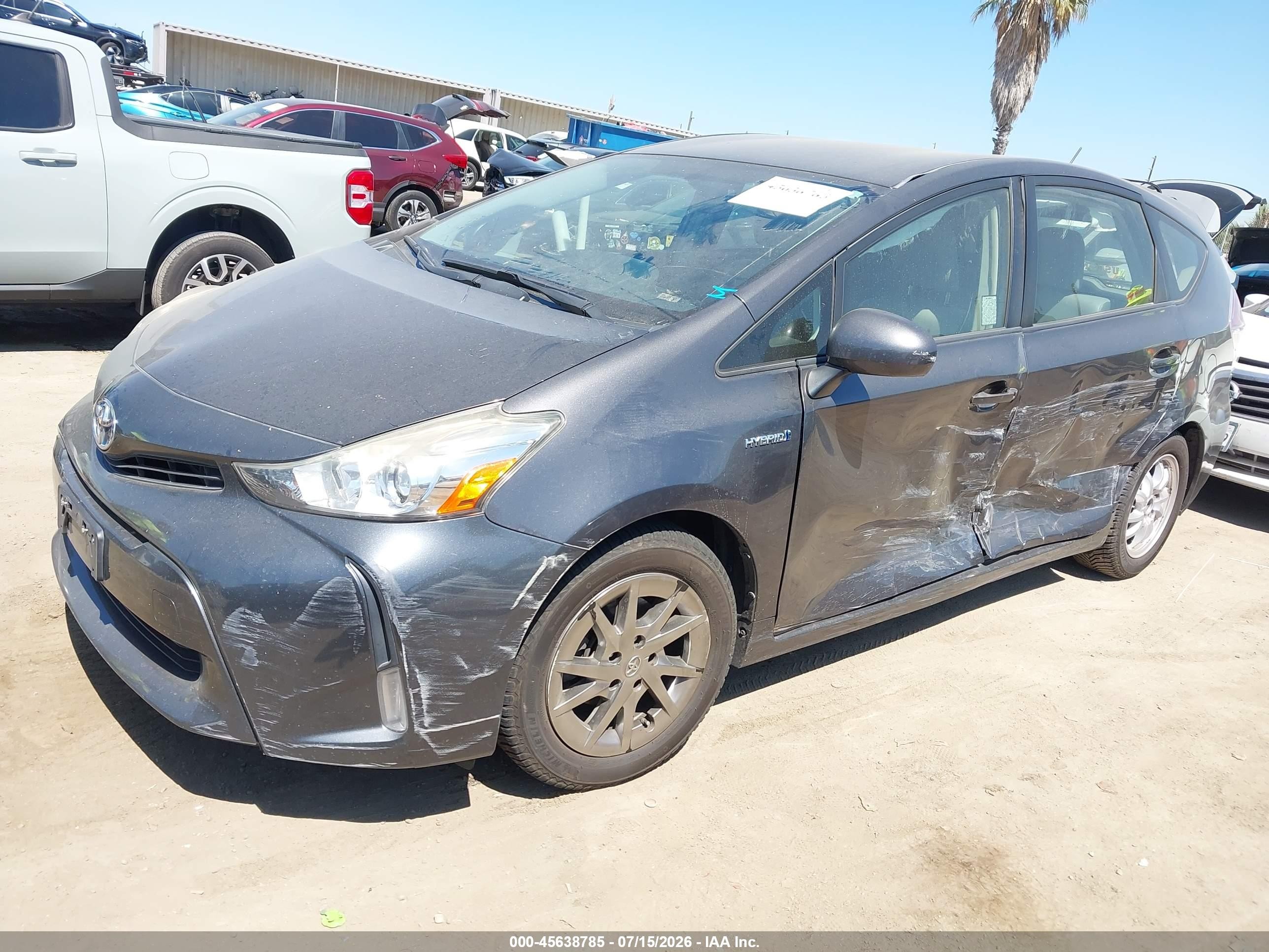 2015 Toyota Prius V Four Gray vin: JTDZN3EU8FJ030405