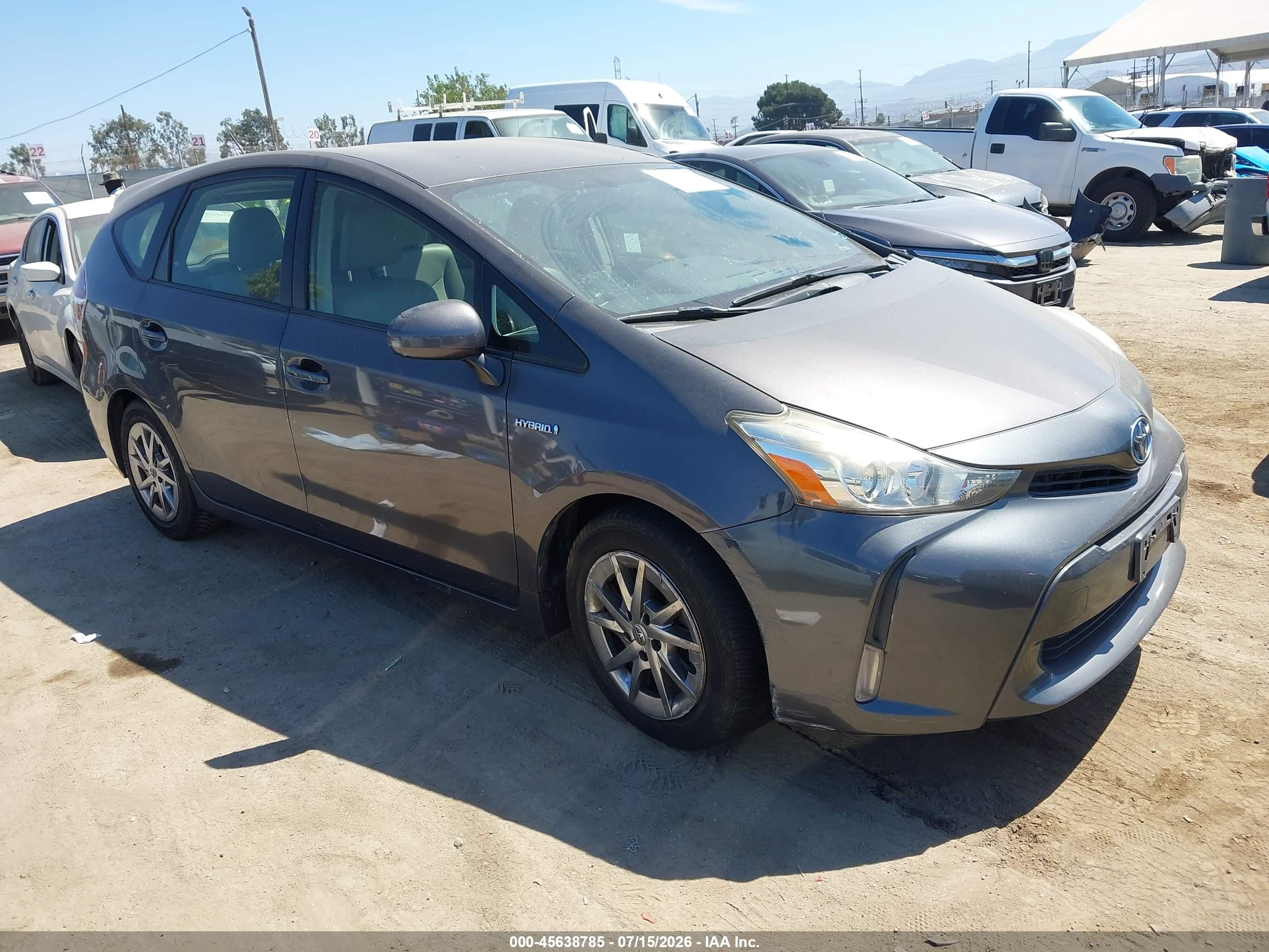 2015 Toyota Prius V Four Gray vin: JTDZN3EU8FJ030405