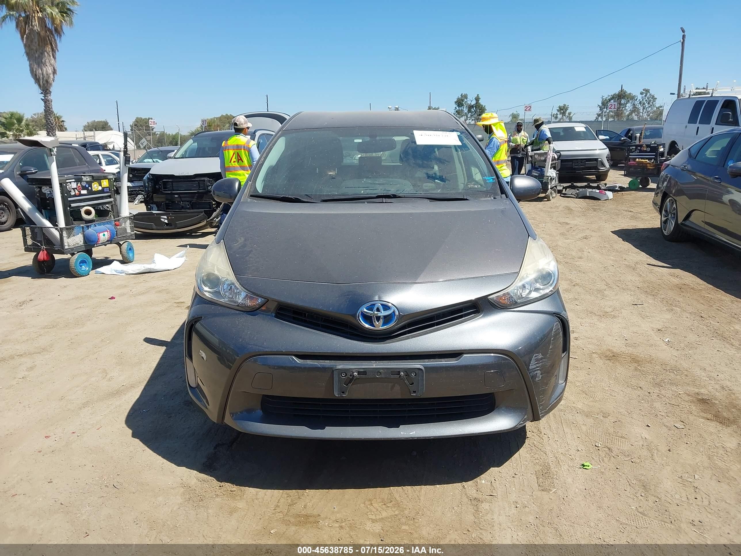 2015 Toyota Prius V Four Gray vin: JTDZN3EU8FJ030405