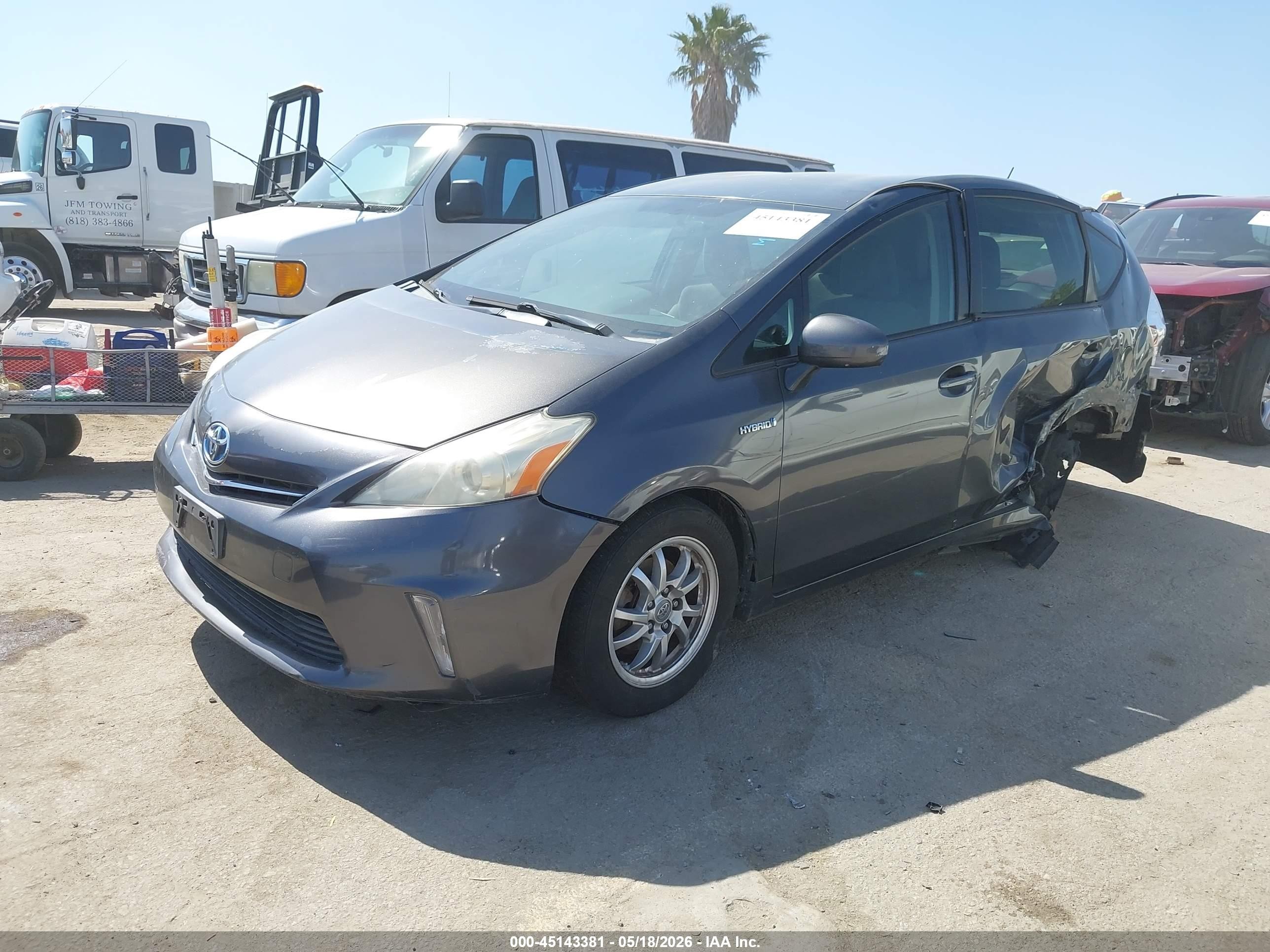2012 Toyota Prius V Three Gray vin: JTDZN3EU9C3039713