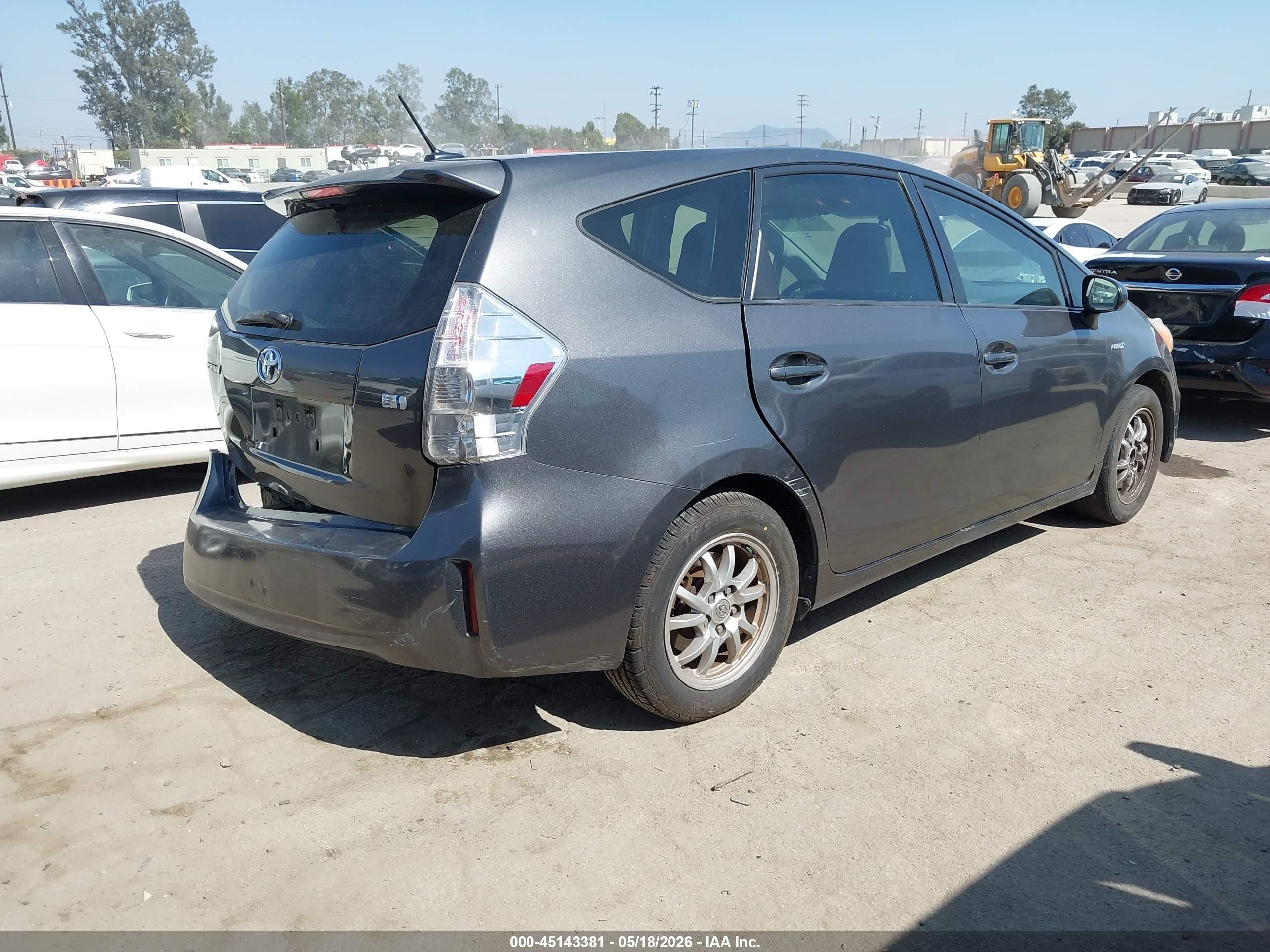 2012 Toyota Prius V Three Gray vin: JTDZN3EU9C3039713