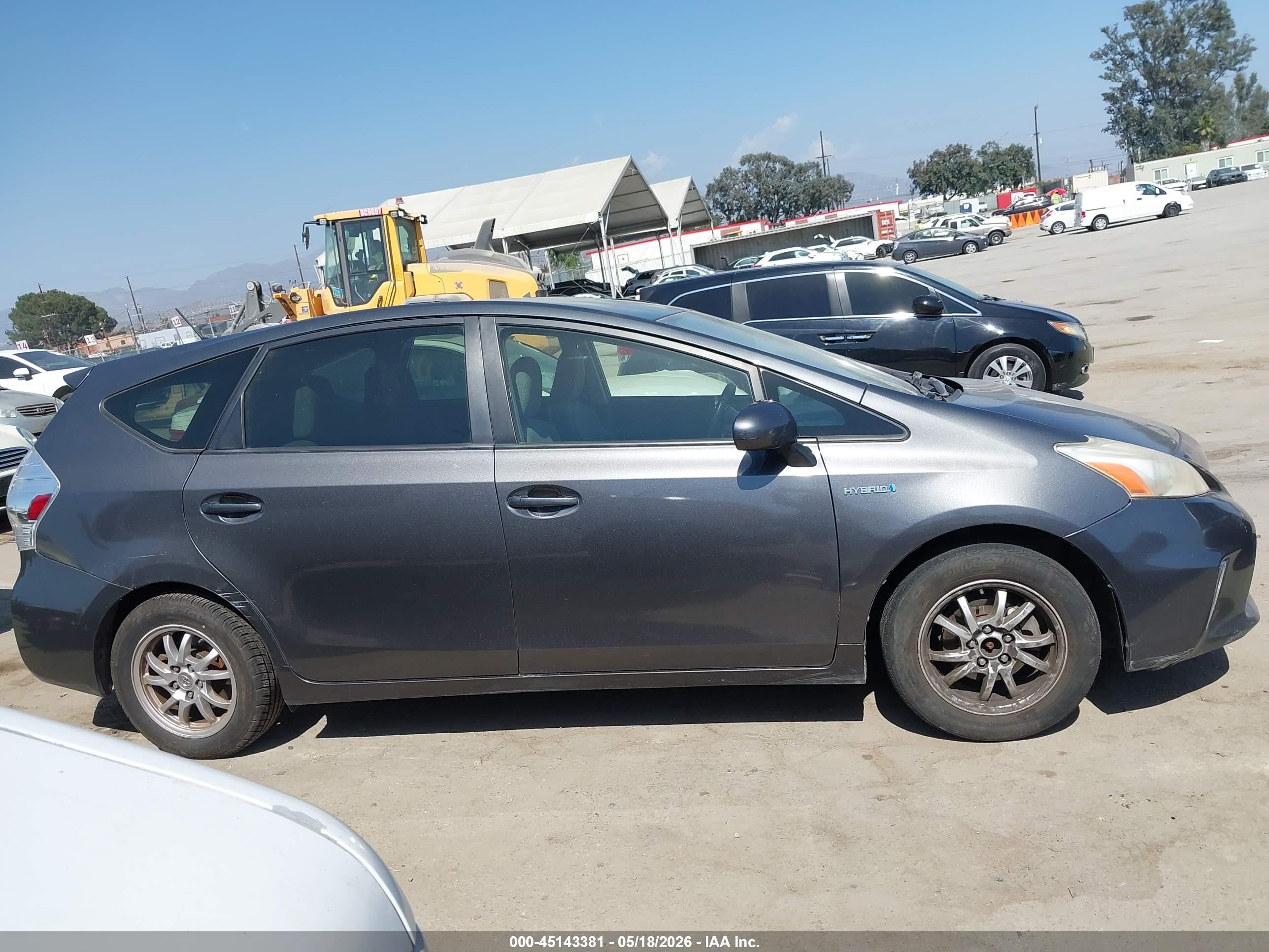 2012 Toyota Prius V Three Gray vin: JTDZN3EU9C3039713