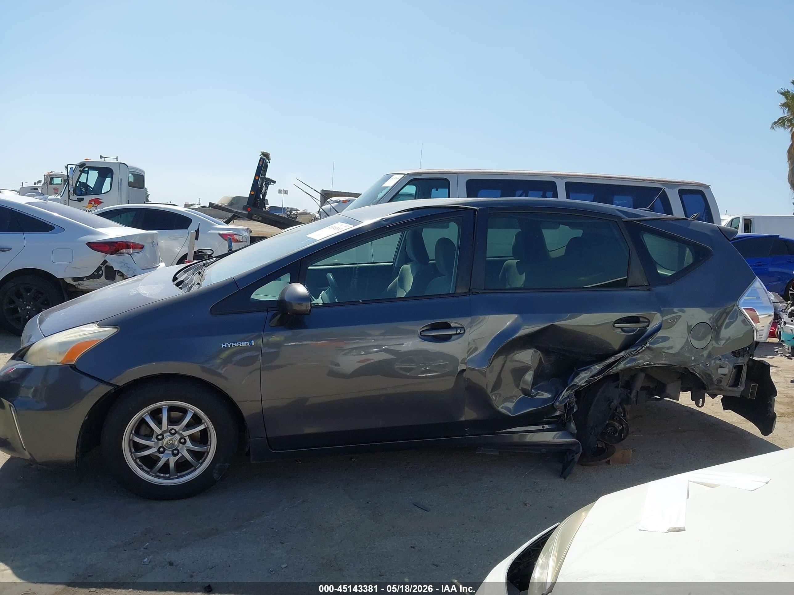 2012 Toyota Prius V Three Gray vin: JTDZN3EU9C3039713