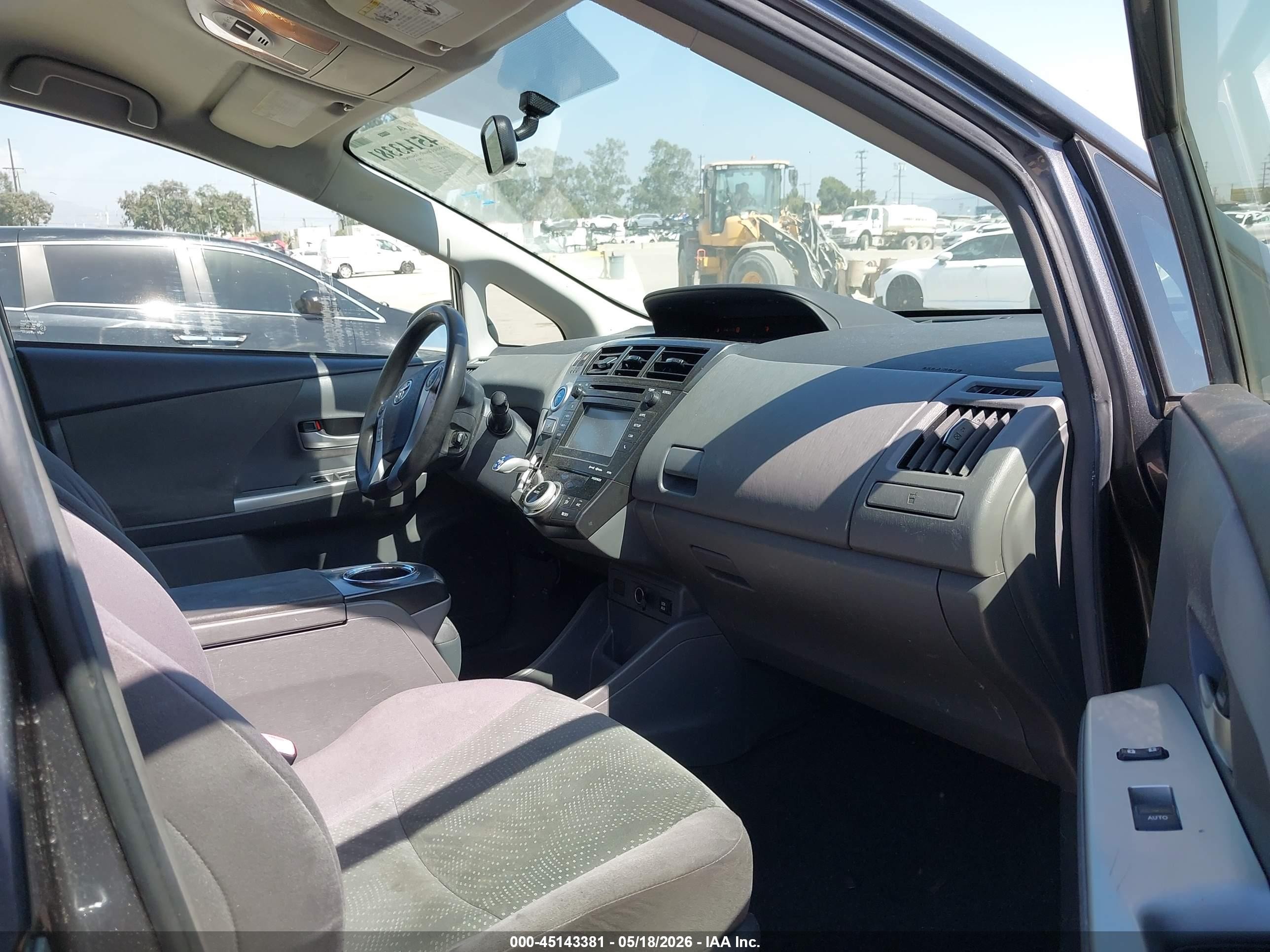 2012 Toyota Prius V Three Gray vin: JTDZN3EU9C3039713