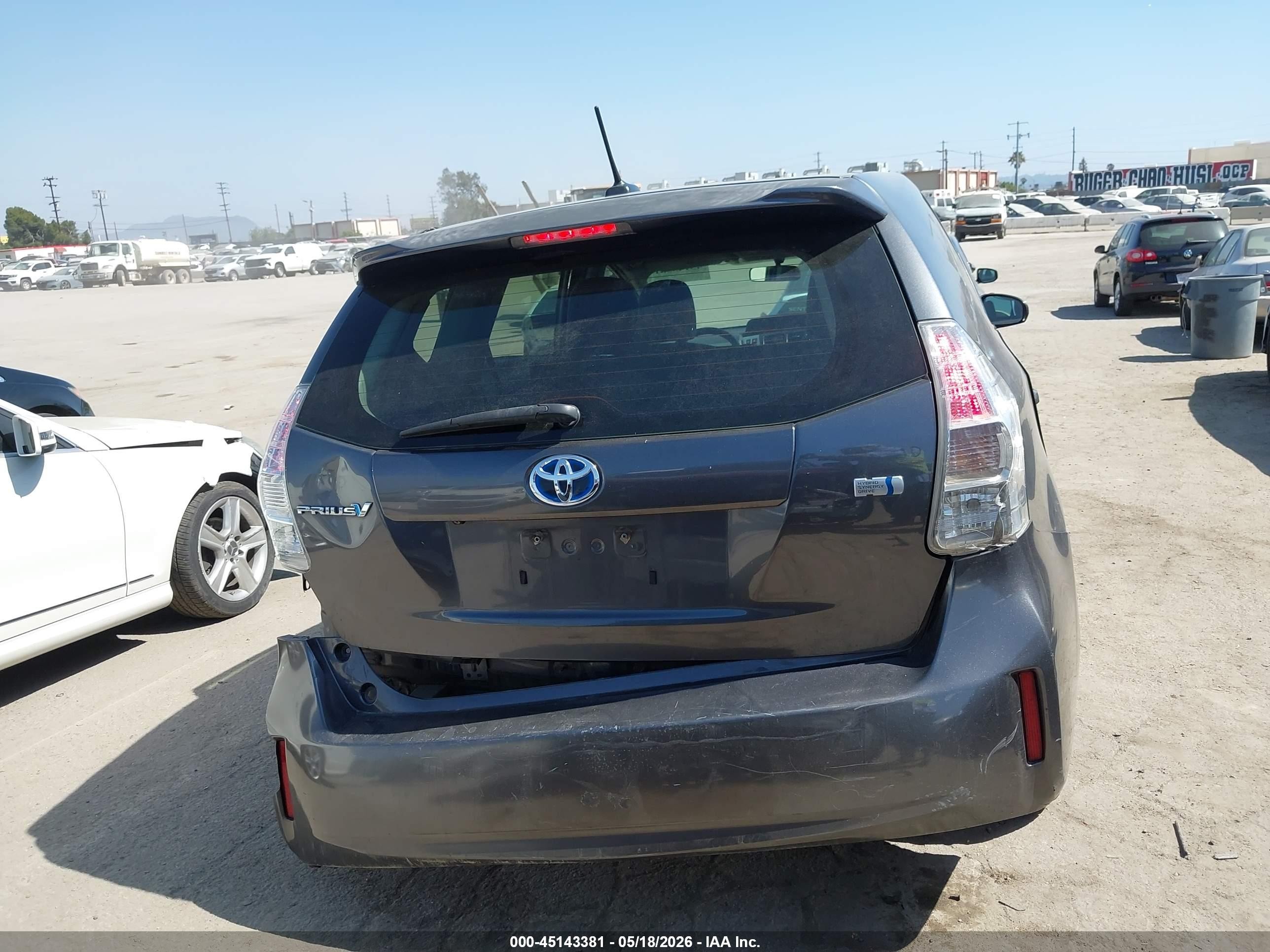 2012 Toyota Prius V Three Gray vin: JTDZN3EU9C3039713