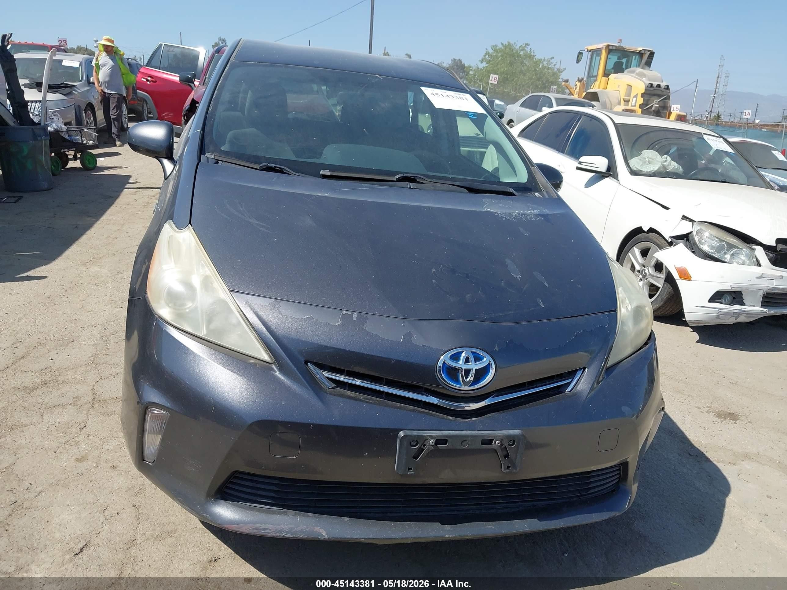 2012 Toyota Prius V Three Gray vin: JTDZN3EU9C3039713